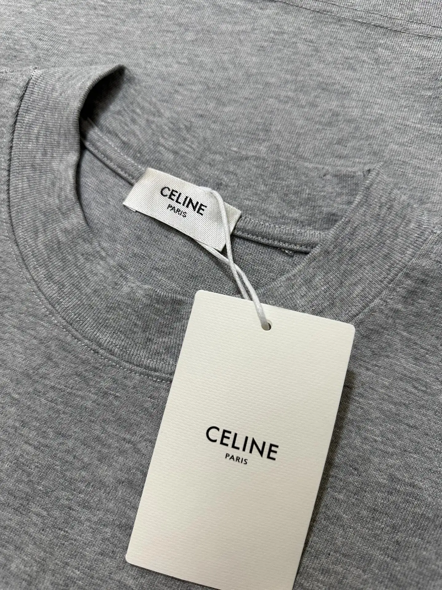 Triomphe Logo Embroidery Heavyweight Cotton T-Shirt D21020227 — view 6