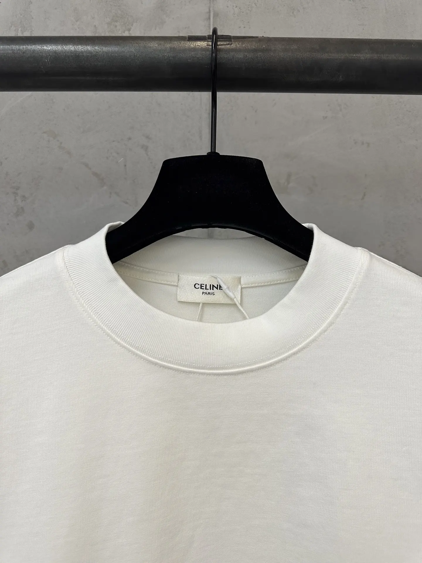 Triomphe Logo Embroidered Heavyweight T-Shirt D21020226 — view 5