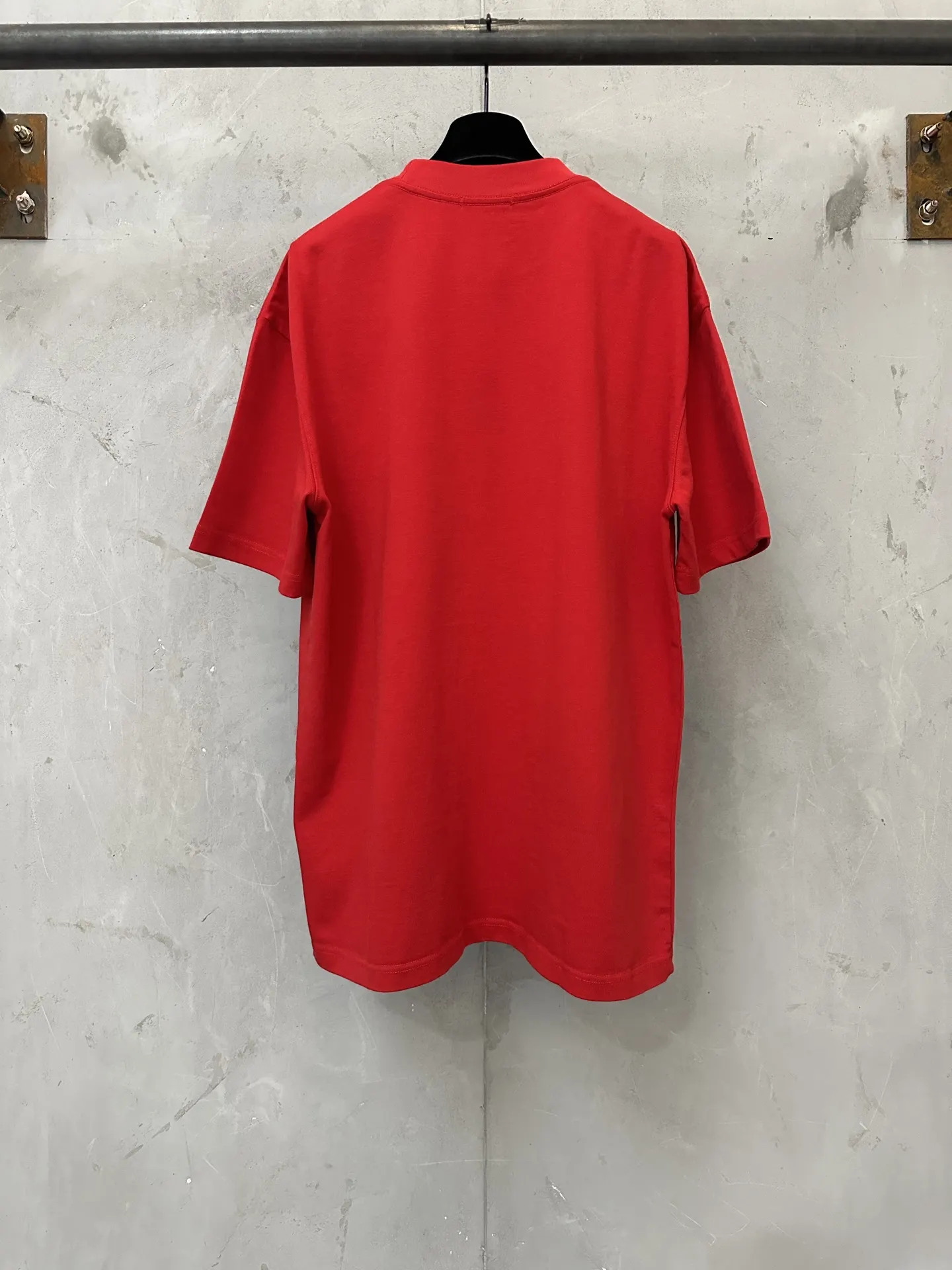 Triomphe Logo Embroidered Heavyweight Cotton T-Shirt D21020229 — view 2