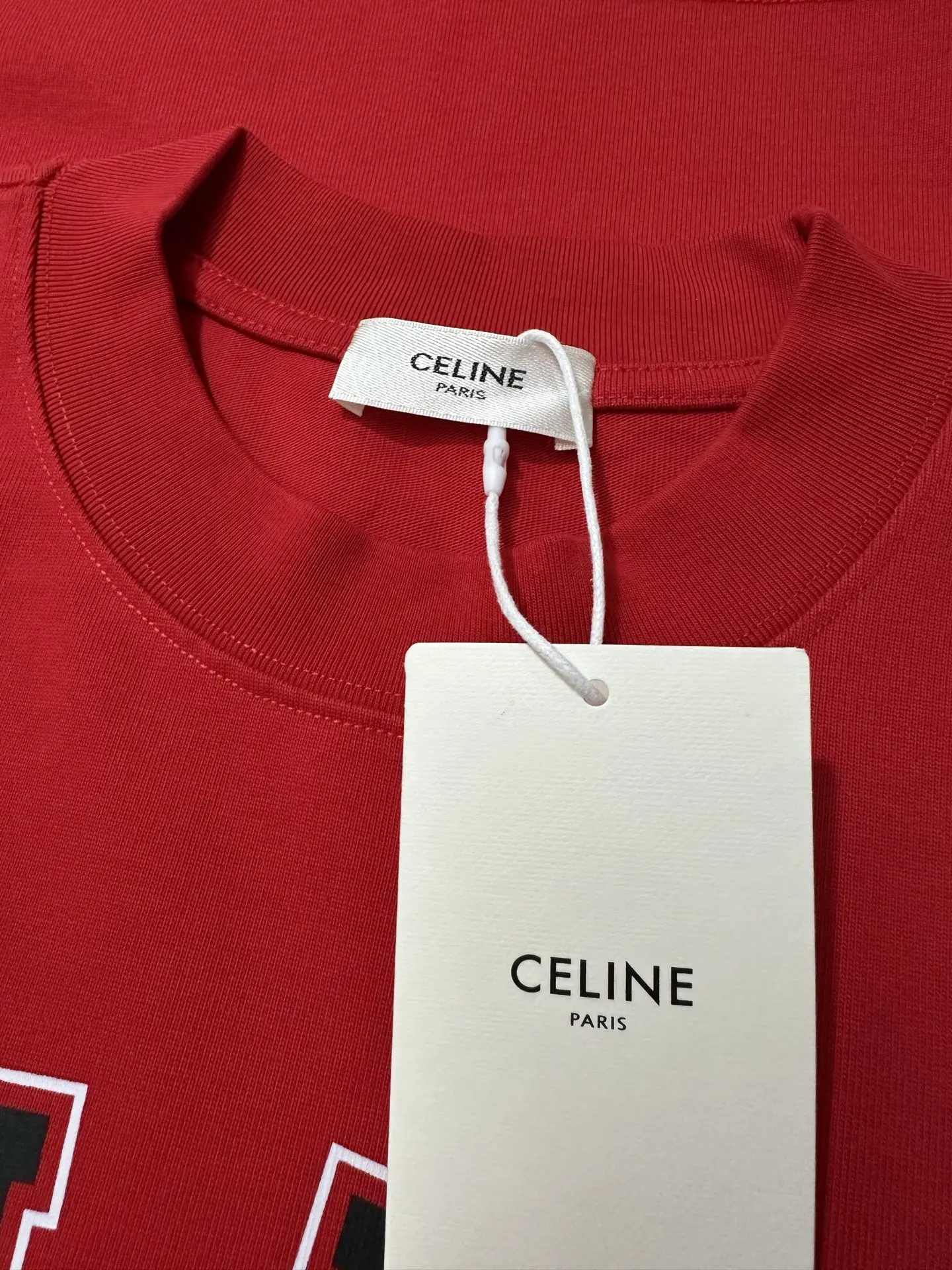 Triomphe Logo Heavyweight Cotton T-Shirt D21024425 — view 6