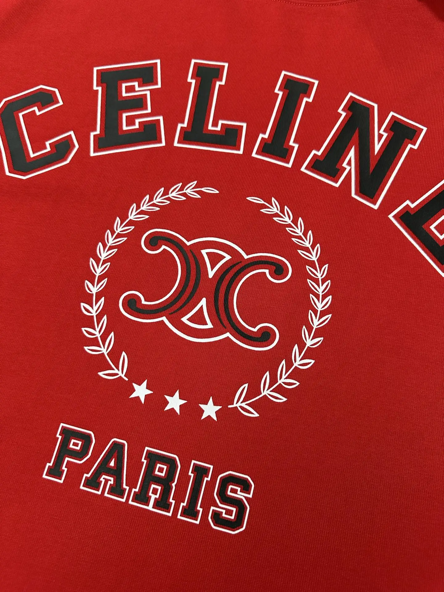 Triomphe Logo Heavyweight Cotton T-Shirt D21024425 — view 7