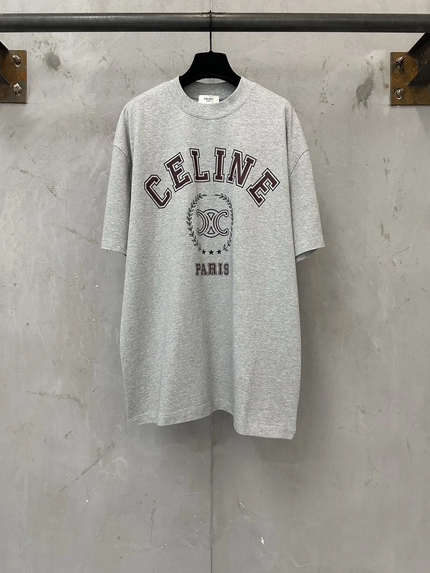 Triomphe Logo Heavyweight Cotton T-Shirt D21024426