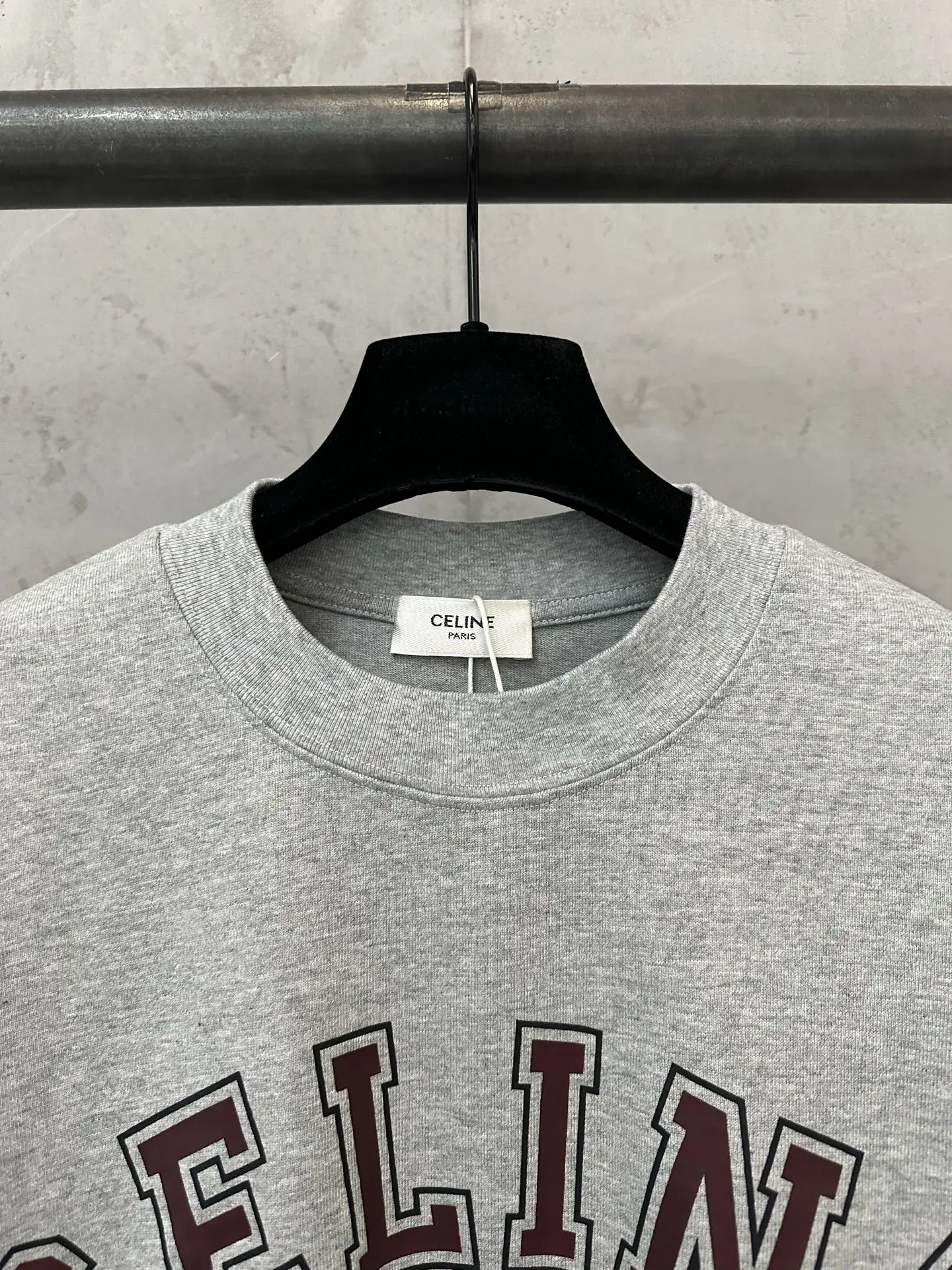 Triomphe Logo Heavyweight Cotton T-Shirt D21024426 — view 5