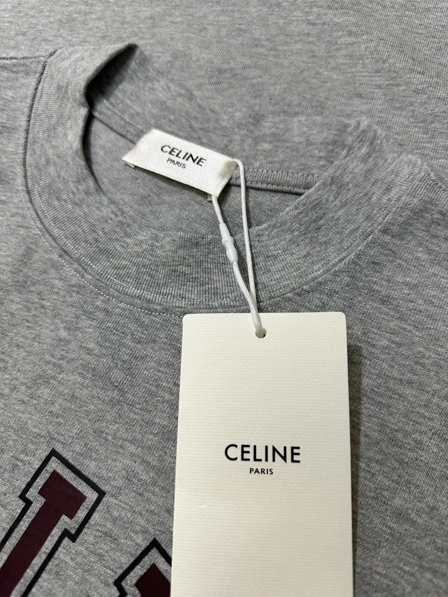 Triomphe Logo Heavyweight Cotton T-Shirt D21024426 — view 6
