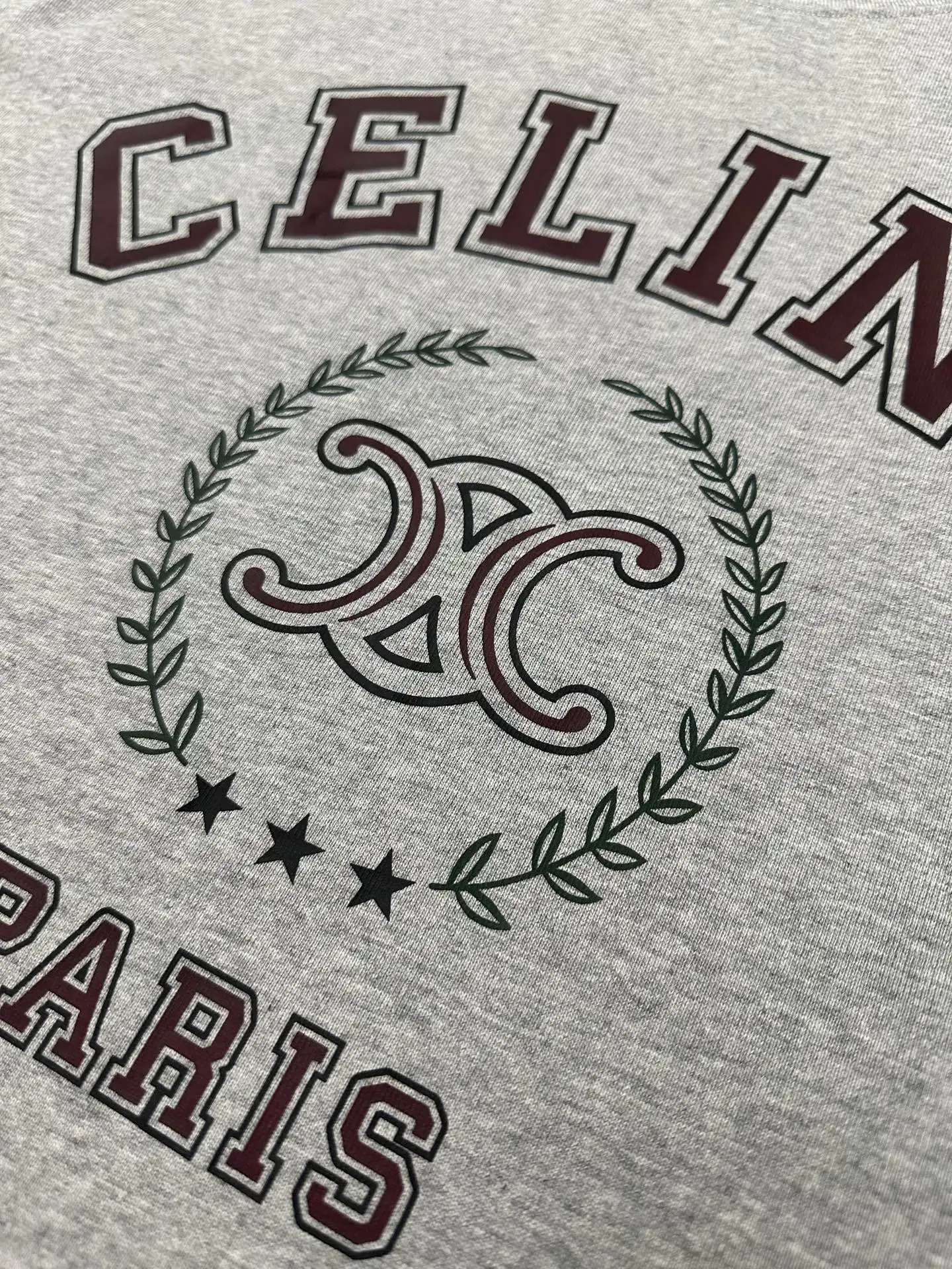 Triomphe Logo Heavyweight Cotton T-Shirt D21024426 — view 7