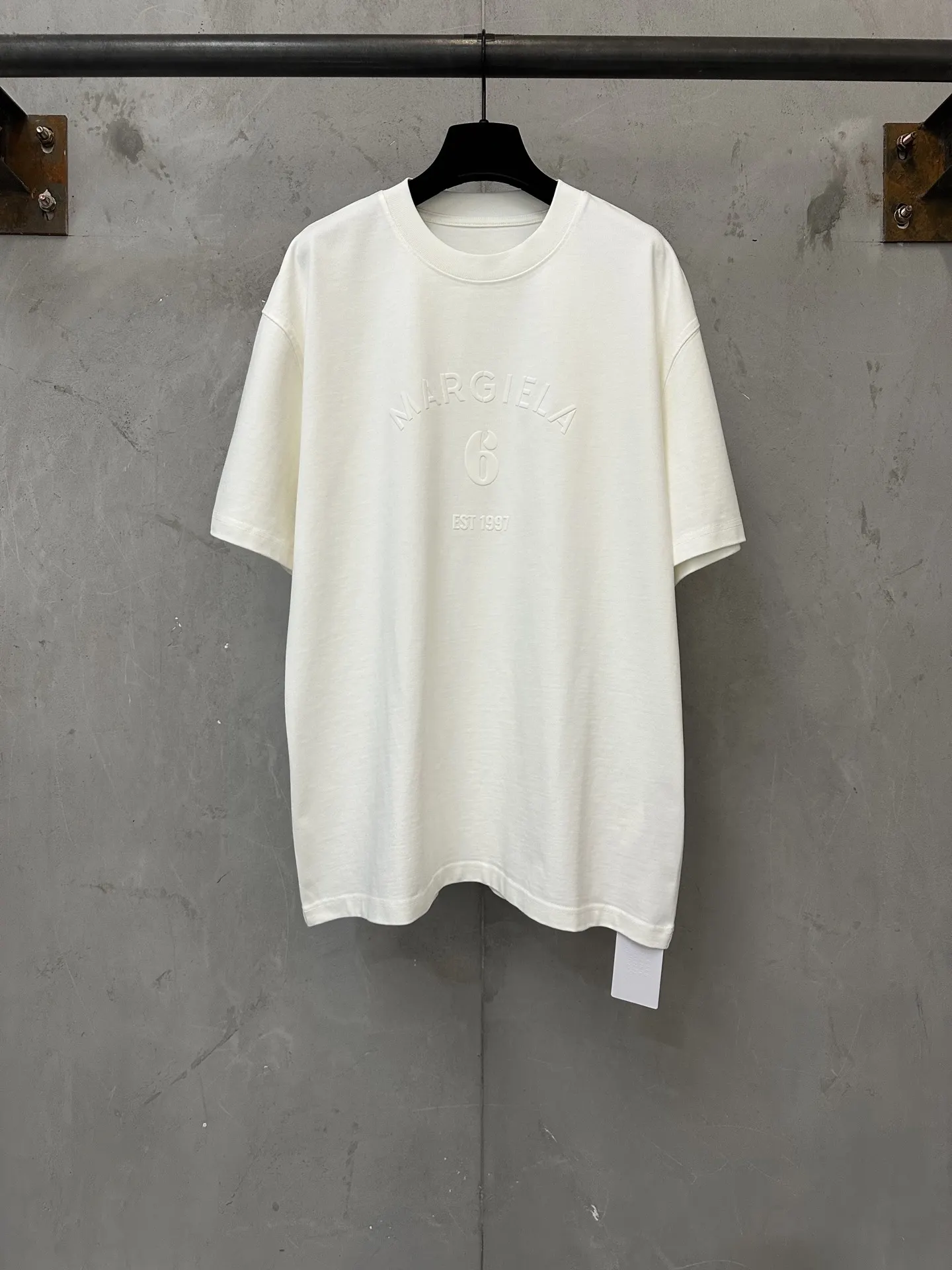 MM6 Maison Margiela Flocked Logo Heavyweight T-Shirt D21021791