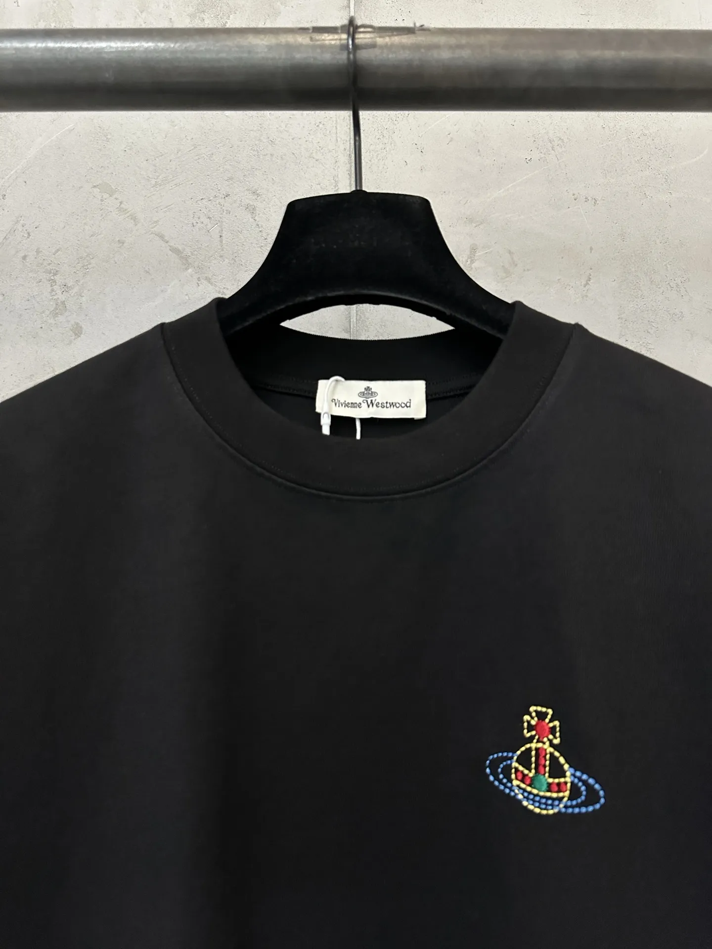 Orb Logo Embroidered Heavyweight Cotton T-Shirt D21024416 — view 5