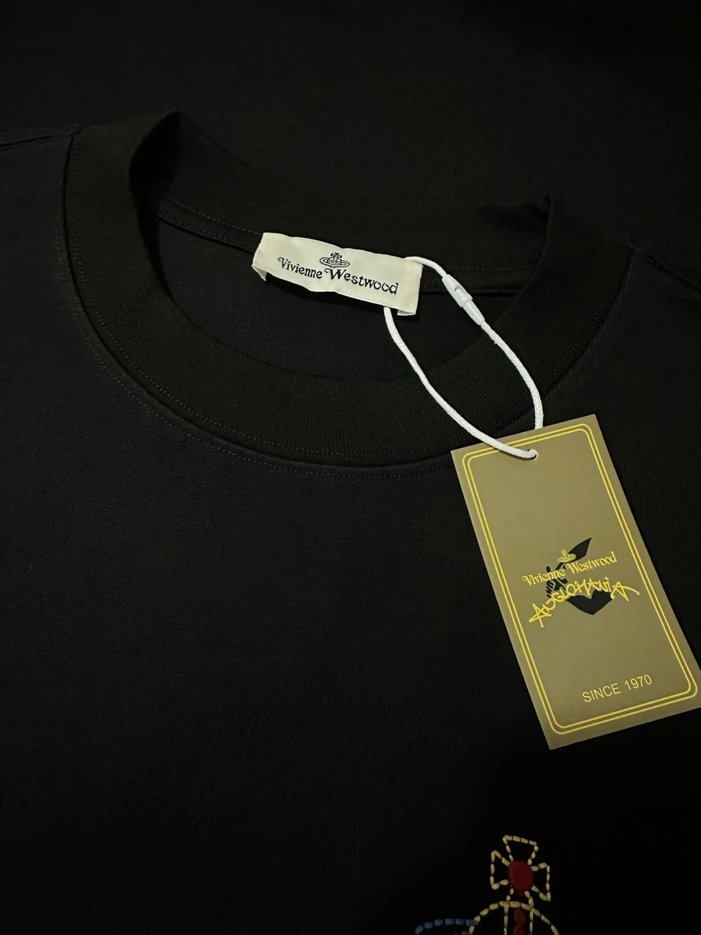 Orb Logo Embroidered Heavyweight Cotton T-Shirt D21024416 — view 6