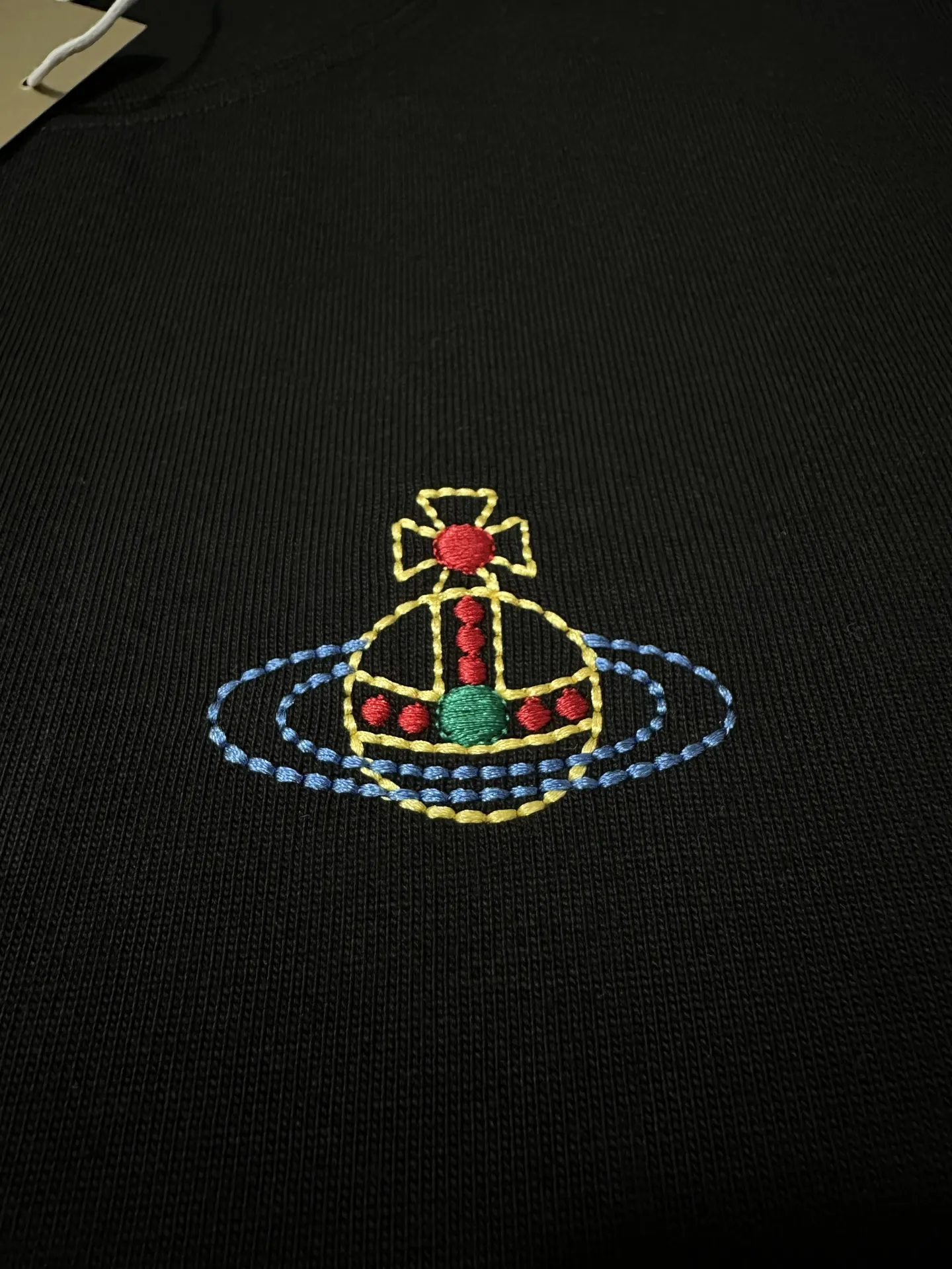Orb Logo Embroidered Heavyweight Cotton T-Shirt D21024416 — view 7