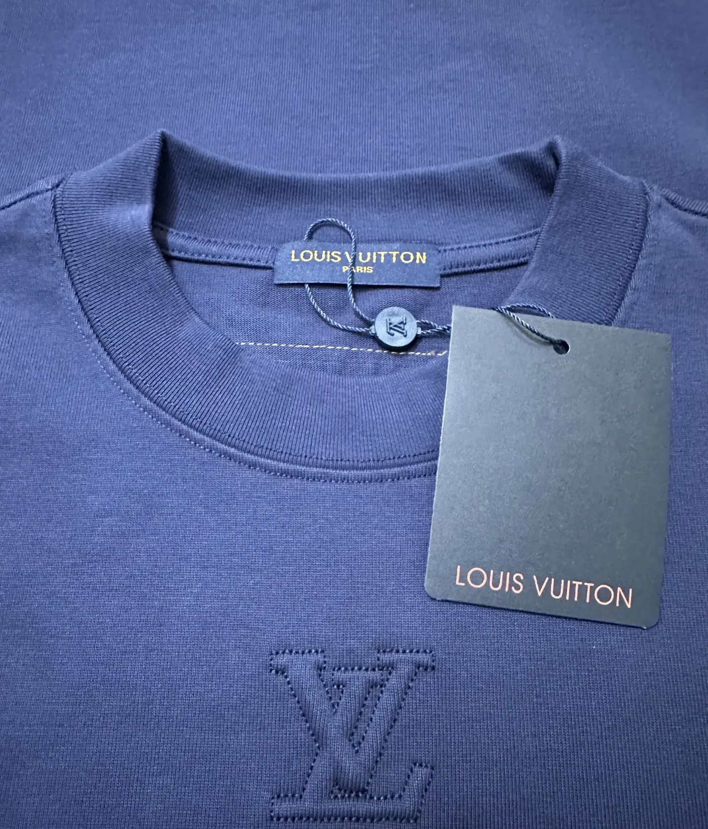 Embossed Logo Heavyweight Cotton T-Shirt D21021786 — view 6