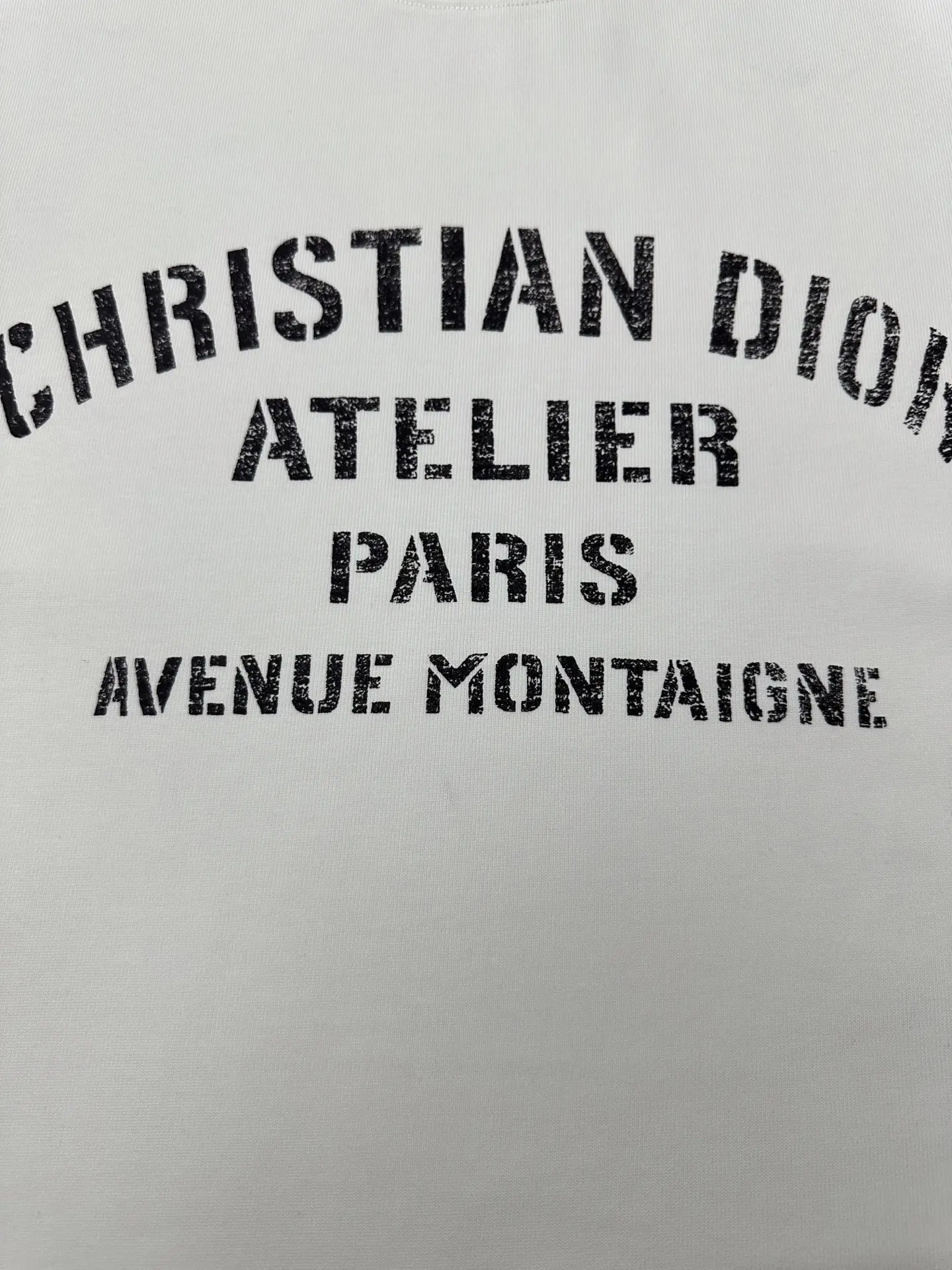 Christian Dior Atelier Logo Print T-Shirt D21020126 — view 7