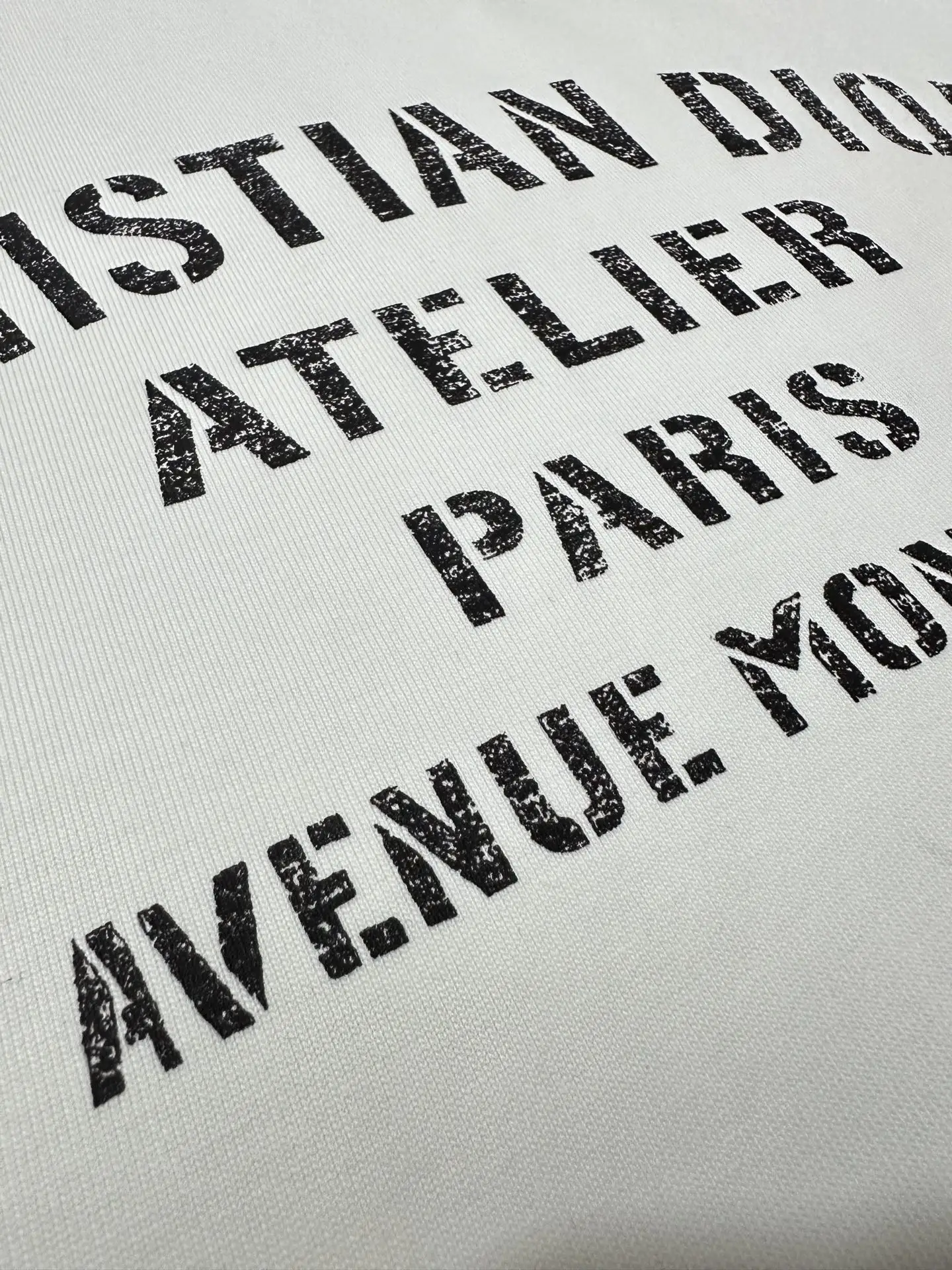 Christian Dior Atelier Logo Print T-Shirt D21020126 — view 8