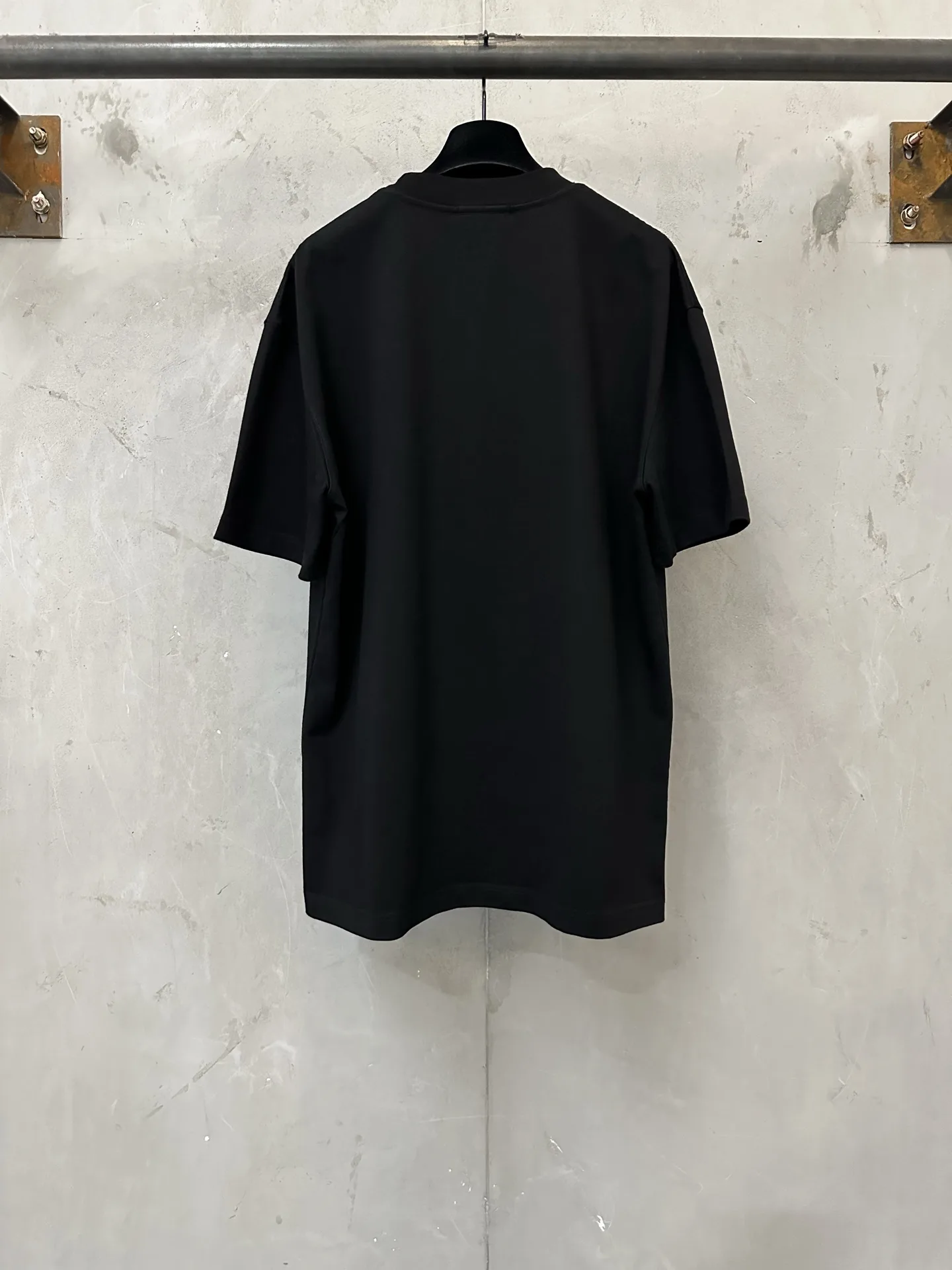 Leather Patch Heavyweight Cotton T-Shirt D21021803 — view 2