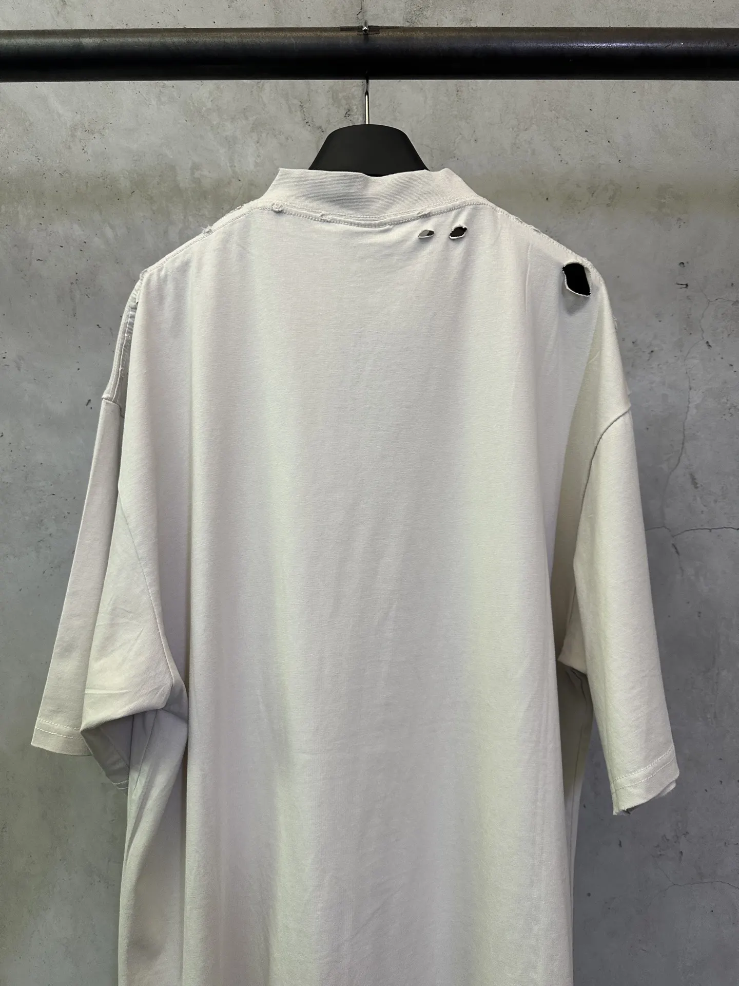 Eye Chart Distressed Cotton T-Shirt D21512828 — view 5