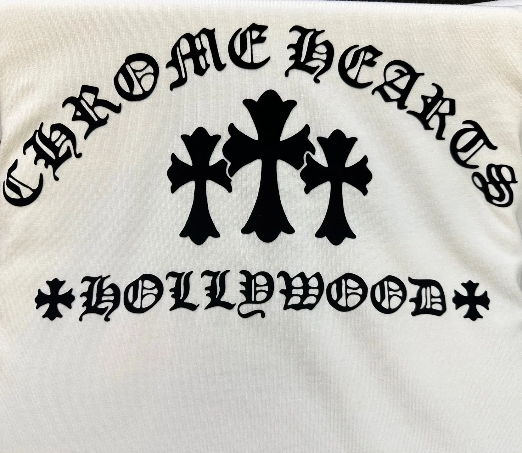 Chrome Hearts Flocked Logo Long-Sleeve T-Shirt D22025040 — view 8