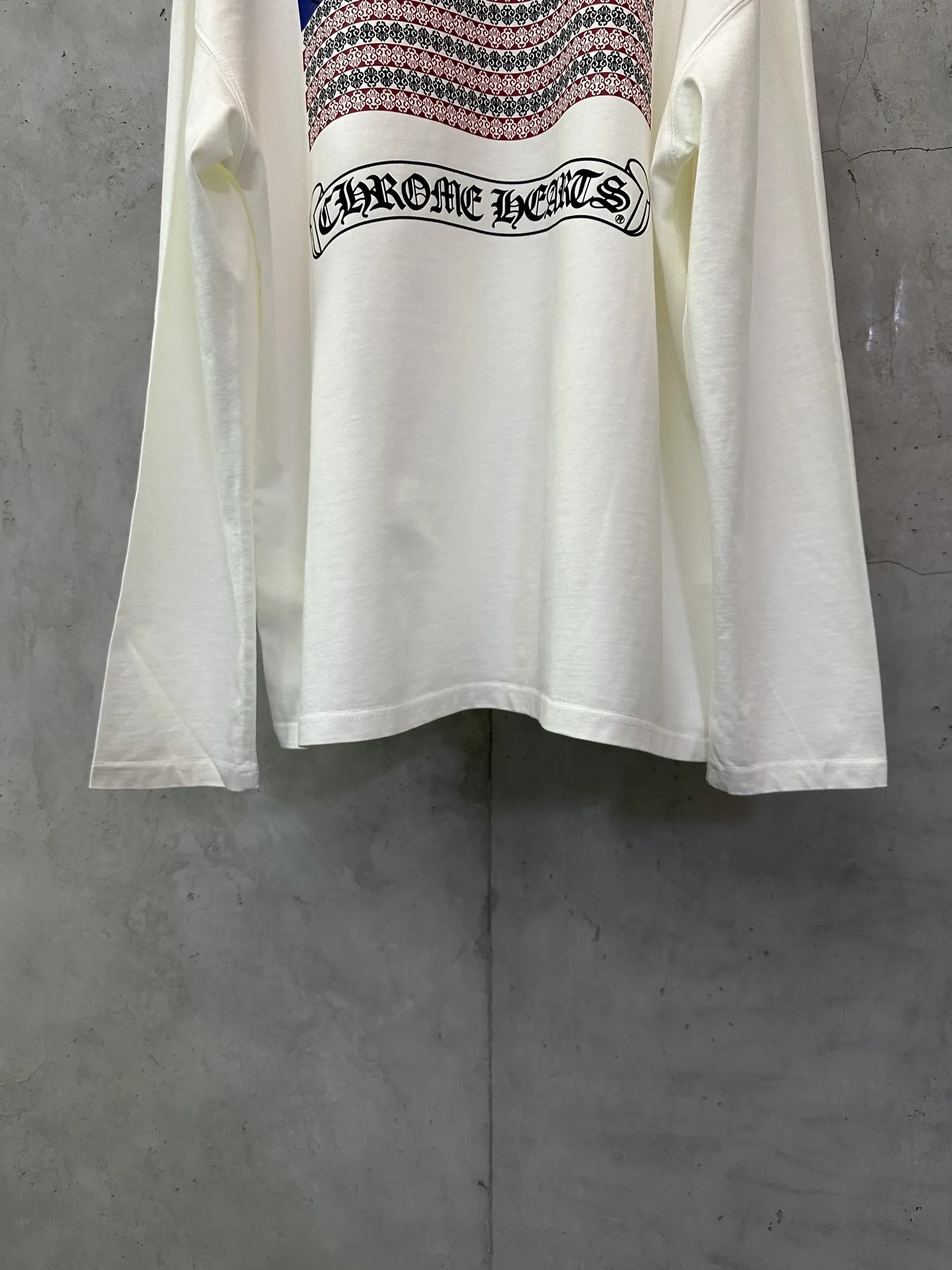 Logo Print Long-Sleeve Cotton T-Shirt D22025038 — view 6