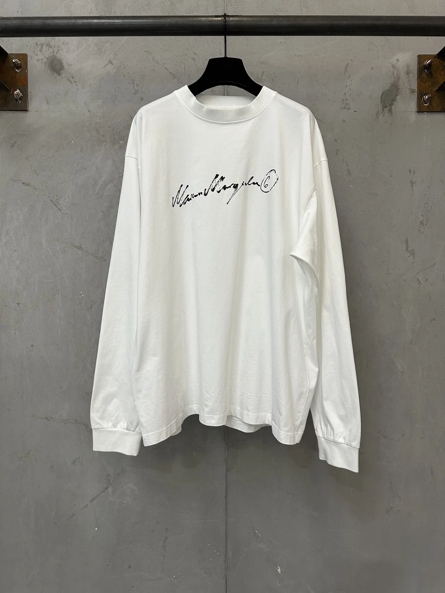MM6 Maison Margiela Signature Logo Long-Sleeve T-Shirt D22024455