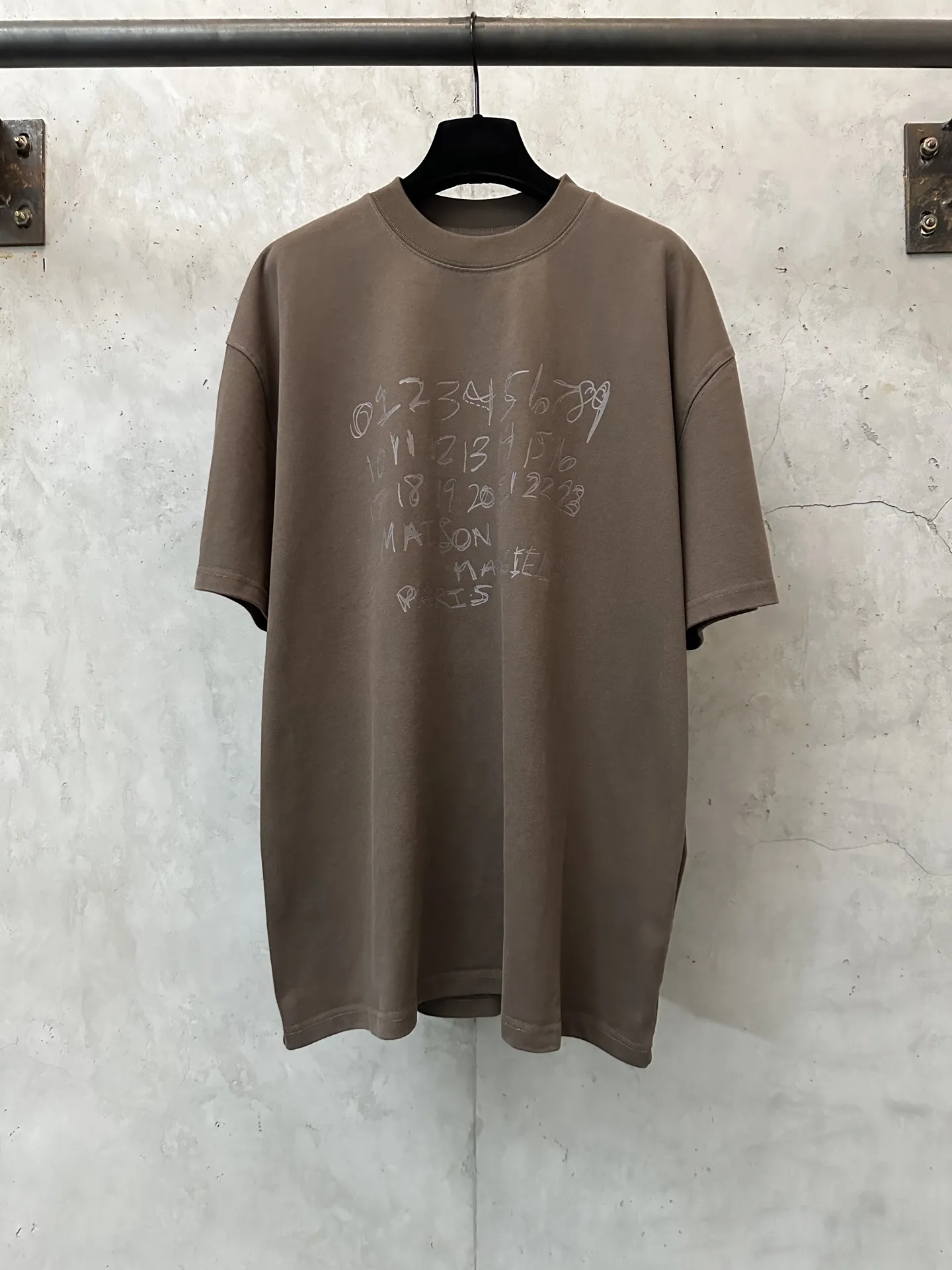 Numeric Logo Heavyweight Cotton T-Shirt D22012321