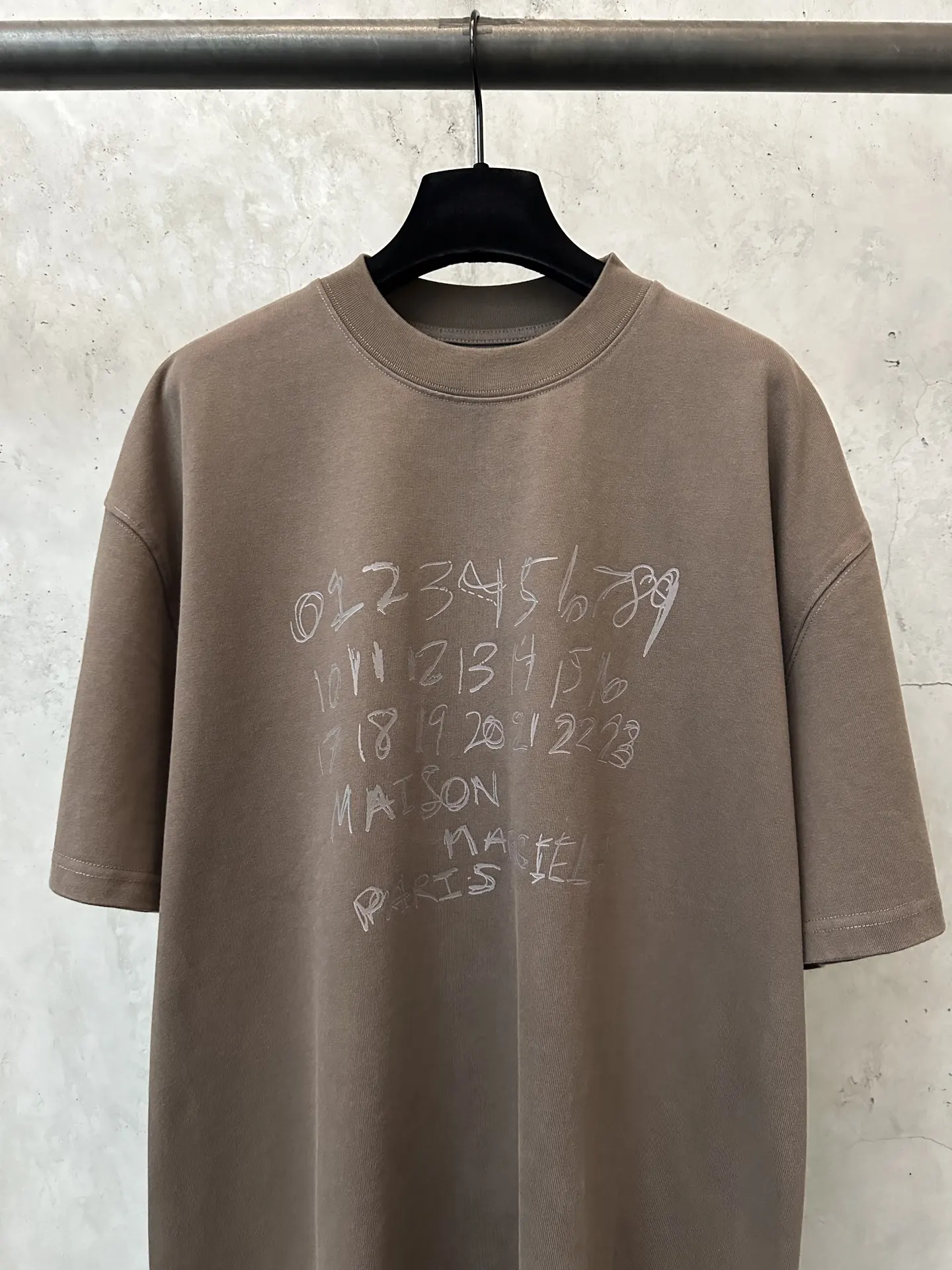 Numeric Logo Heavyweight Cotton T-Shirt D22012321 — view 3