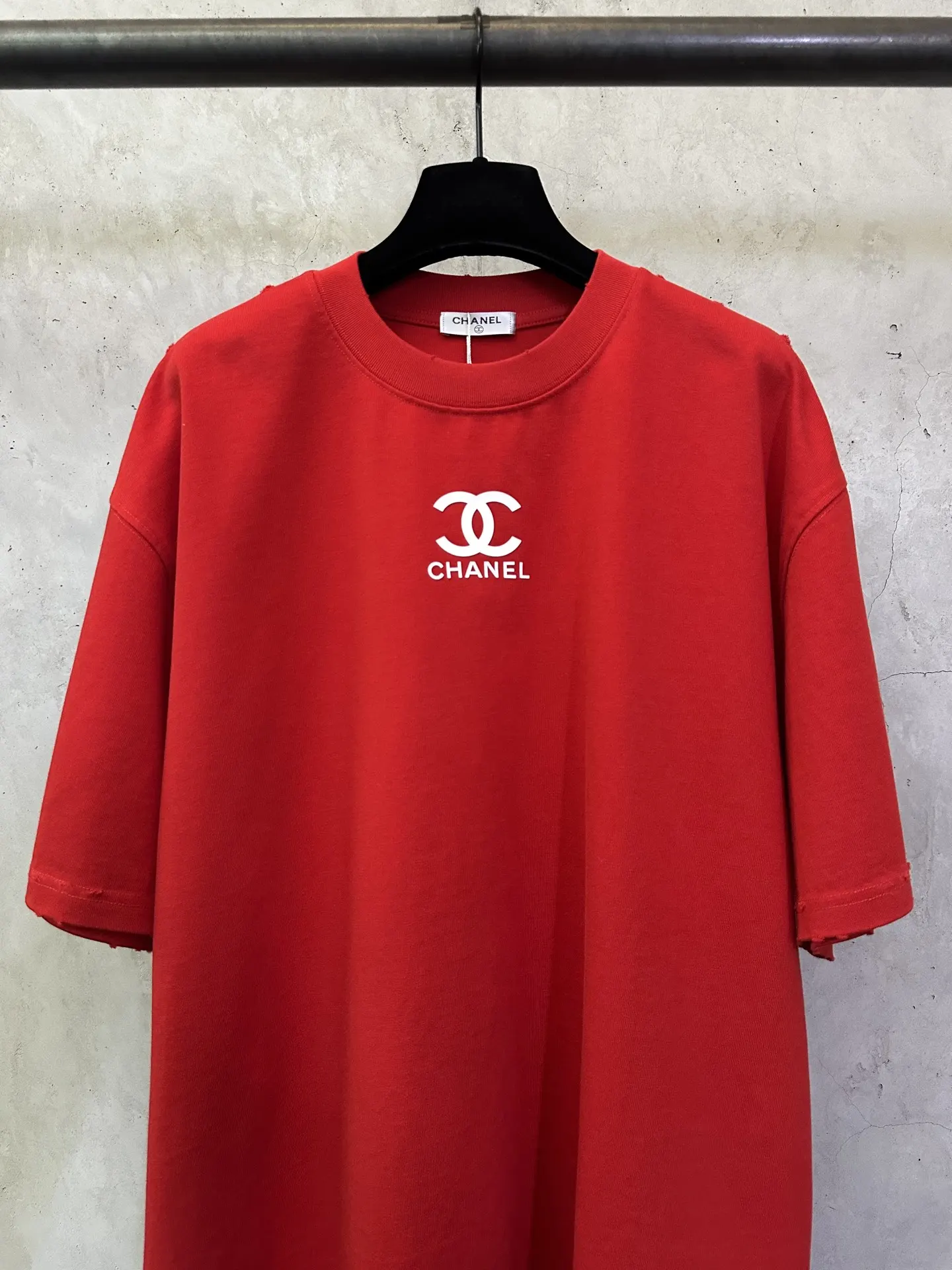 Logo Print Heavyweight Cotton T-Shirt D22012847 — view 3