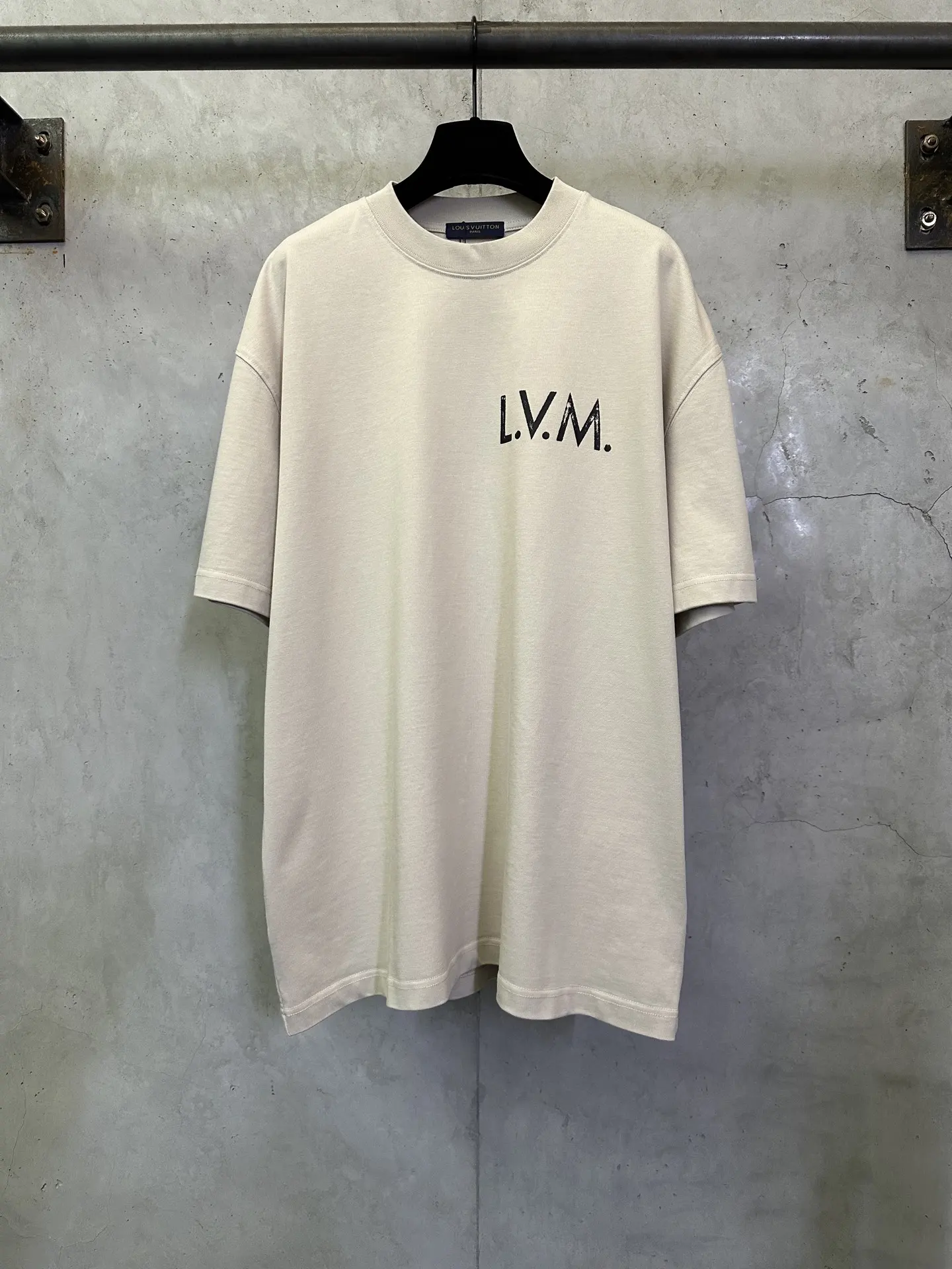 L.V.M. Logo Heavyweight Cotton T-Shirt D22012743