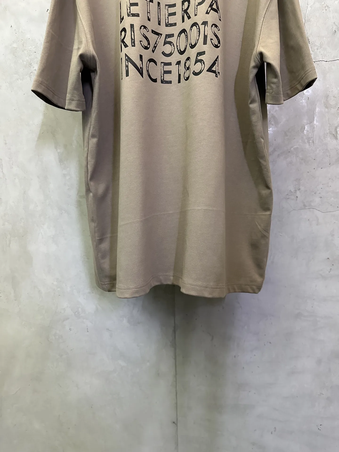 L.V.M. Logo Print Heavyweight Cotton T-Shirt D22512764 — view 6