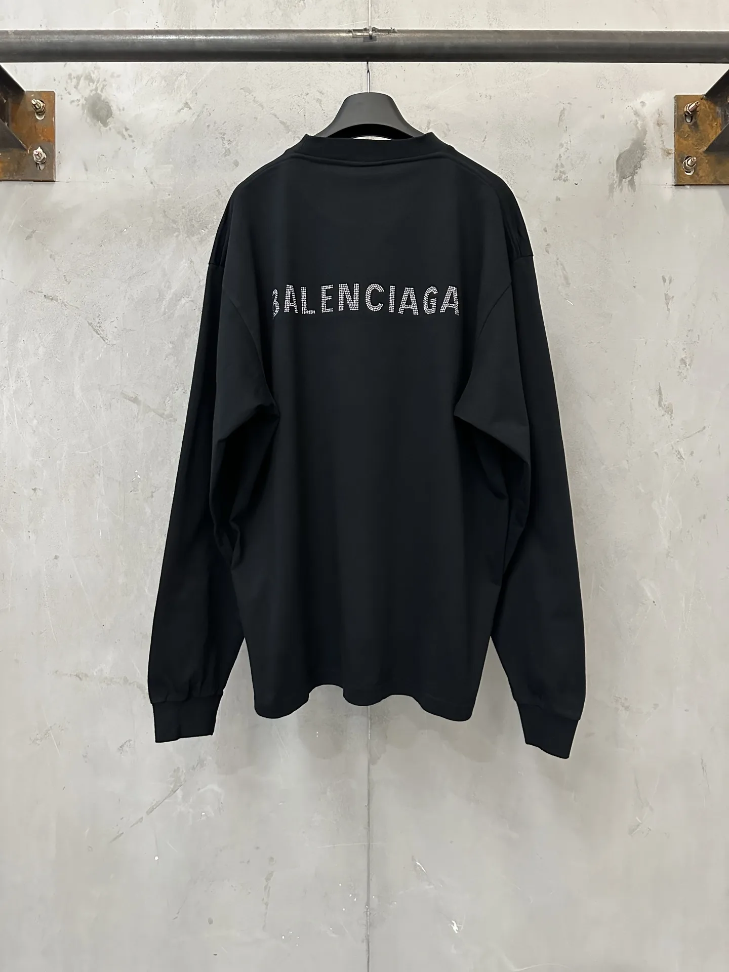 Rhinestone Logo Long-Sleeve T-Shirt D23024450 — view 2