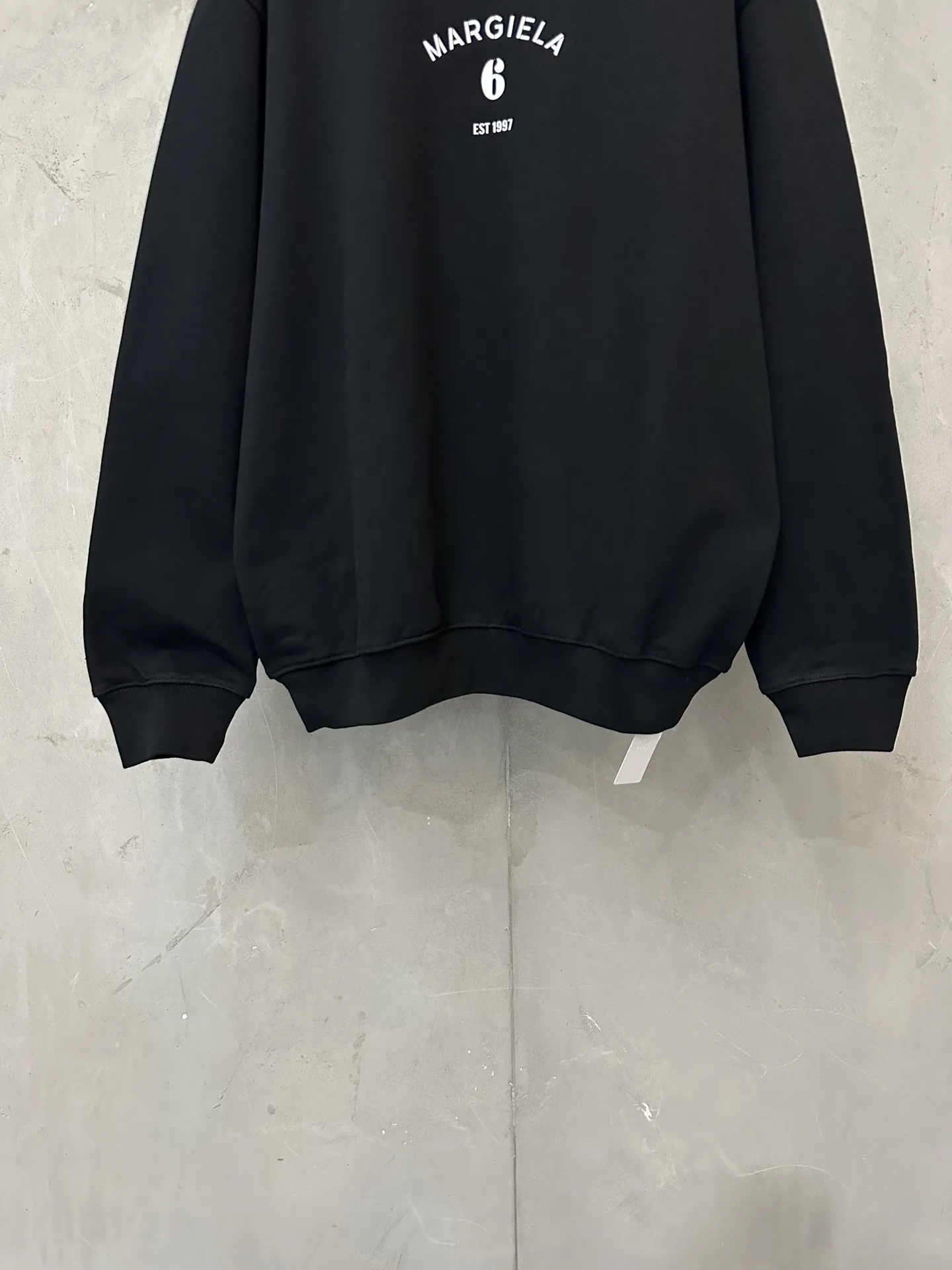 MM6 Logo Embroidered Cotton Sweatshirt D25021817 — view 4