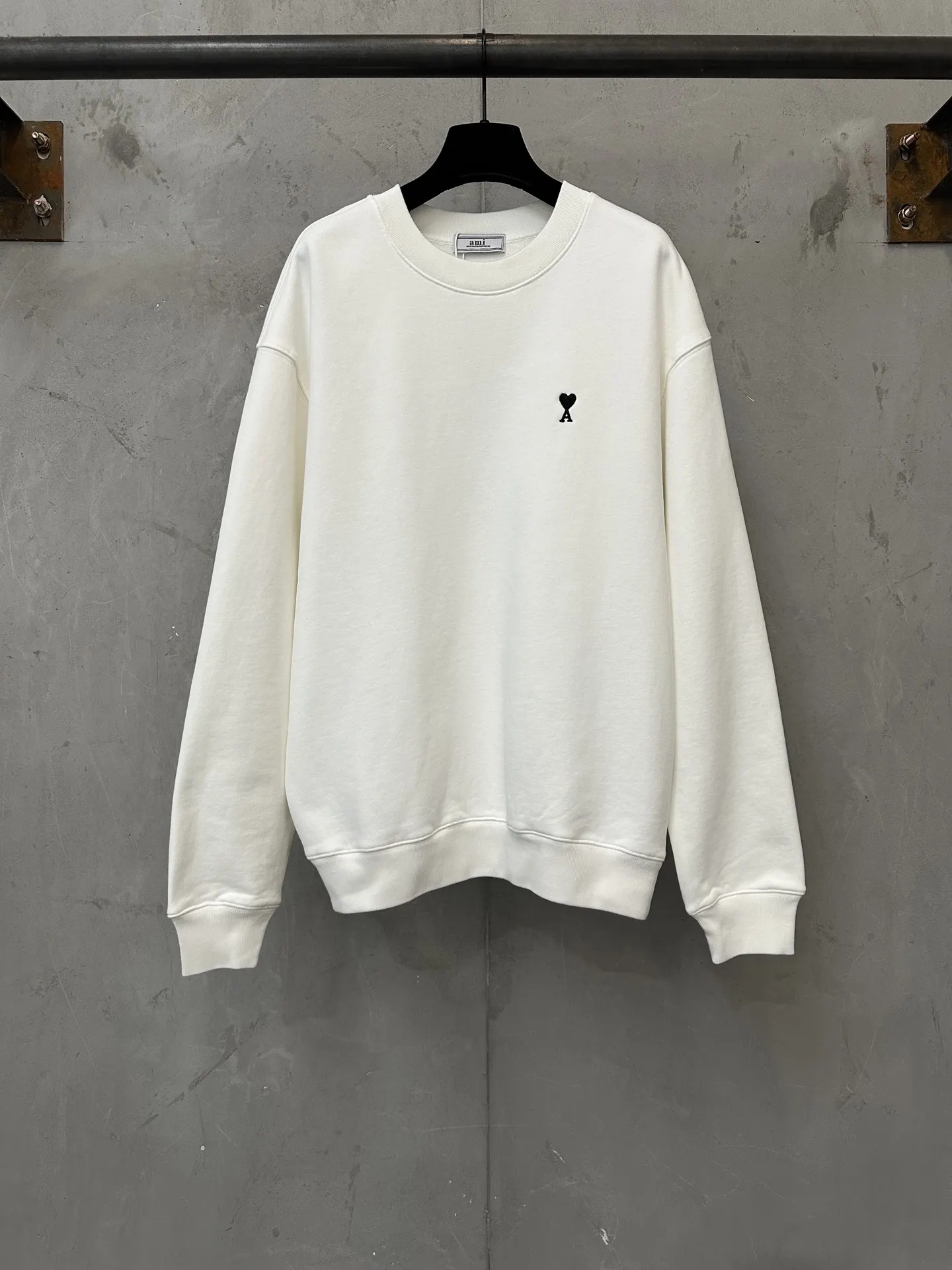 Ami de Coeur Embroidered Cotton-Jersey Sweatshirt D25021796