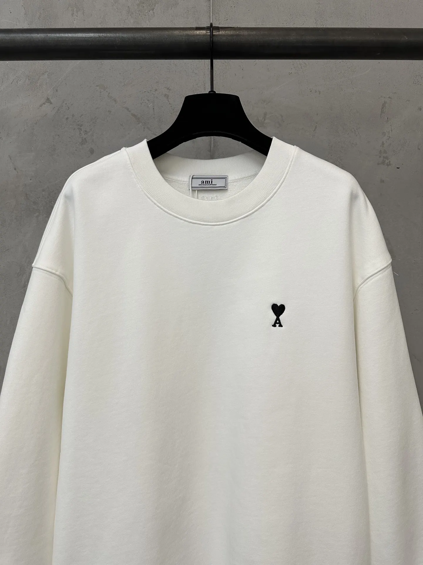 Ami de Coeur Embroidered Cotton-Jersey Sweatshirt D25021796 — view 3
