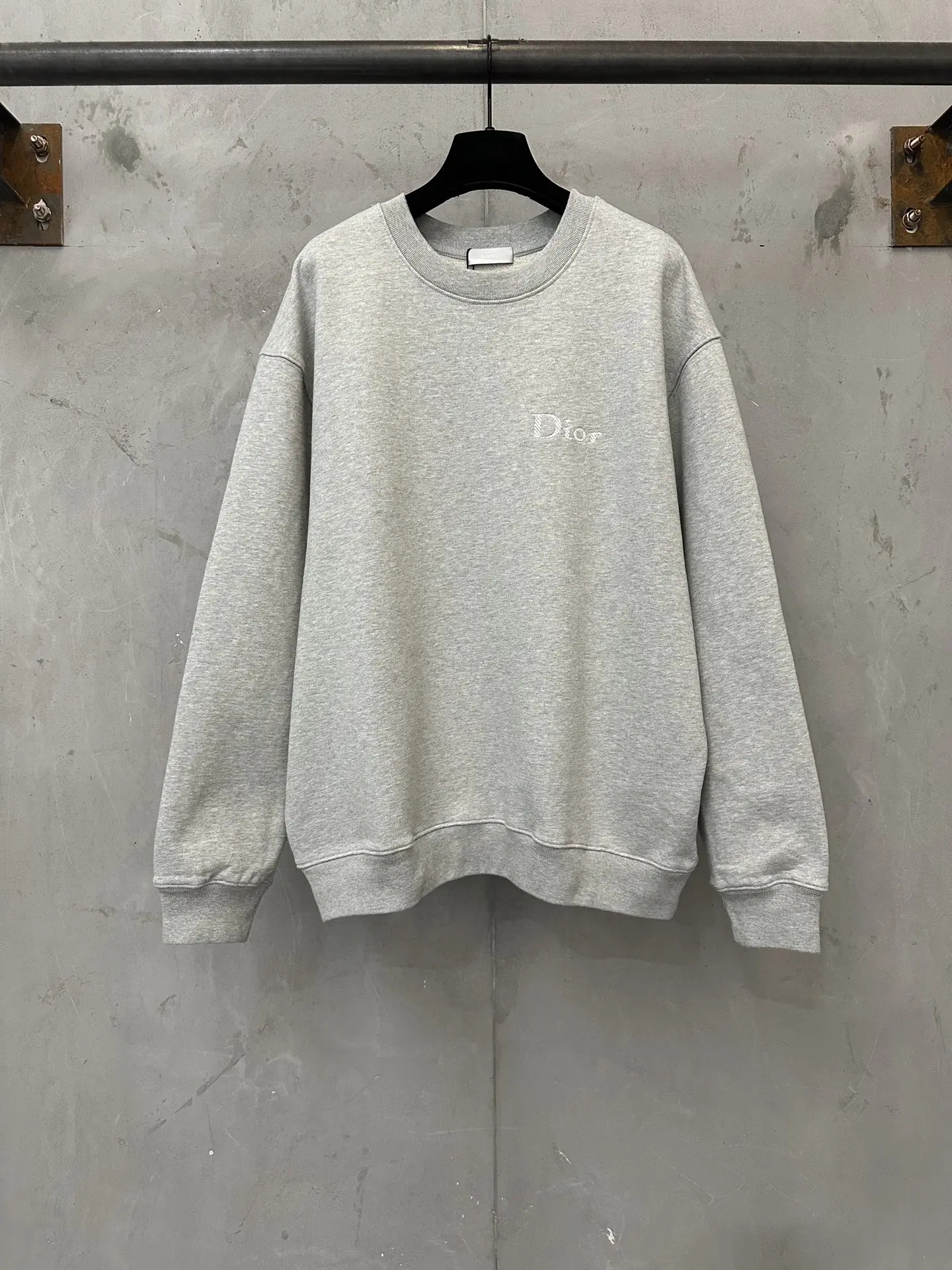 Logo Embroidery Heavyweight Cotton Sweatshirt D25020131
