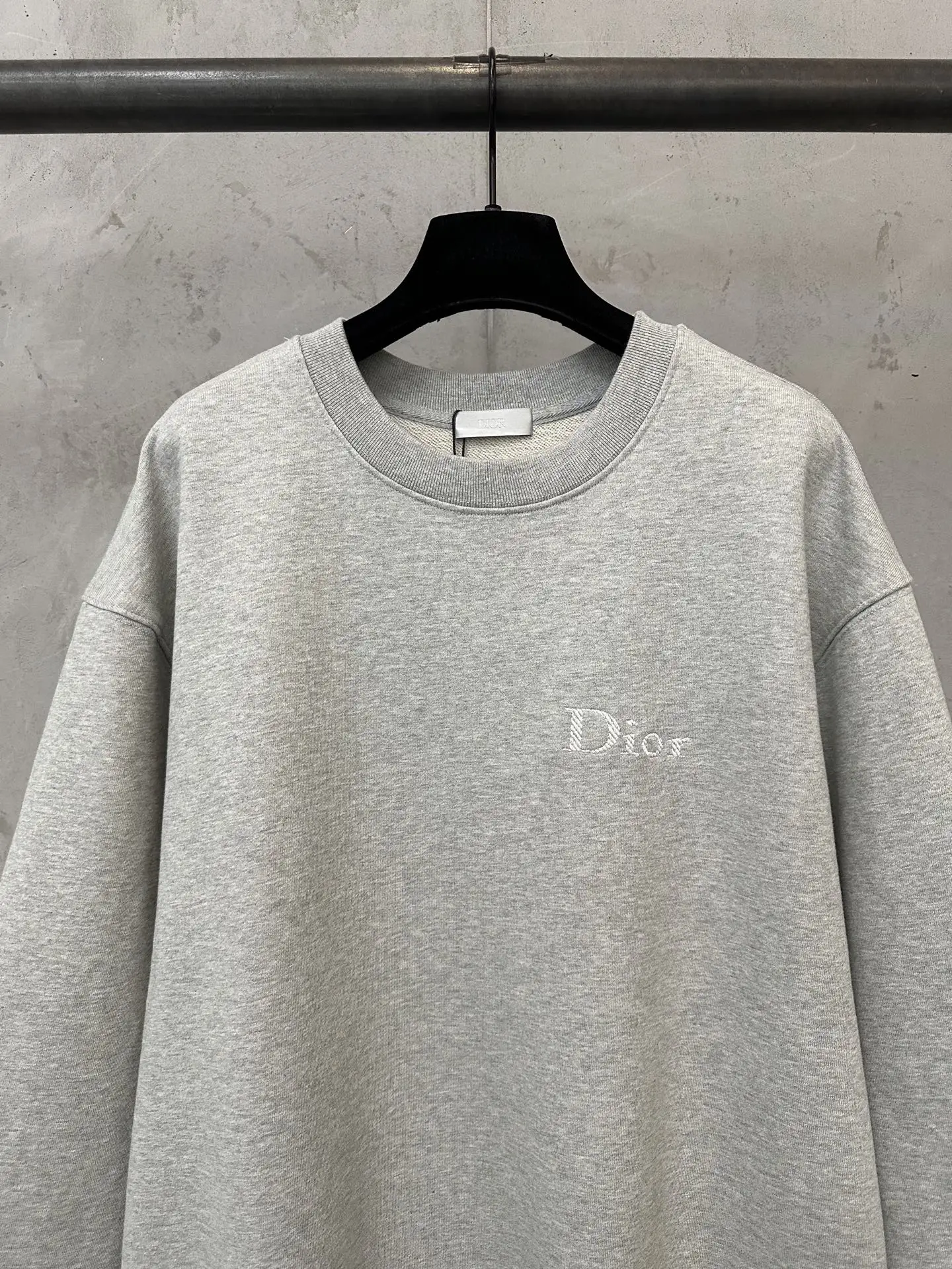 Logo Embroidery Heavyweight Cotton Sweatshirt D25020131 — view 3