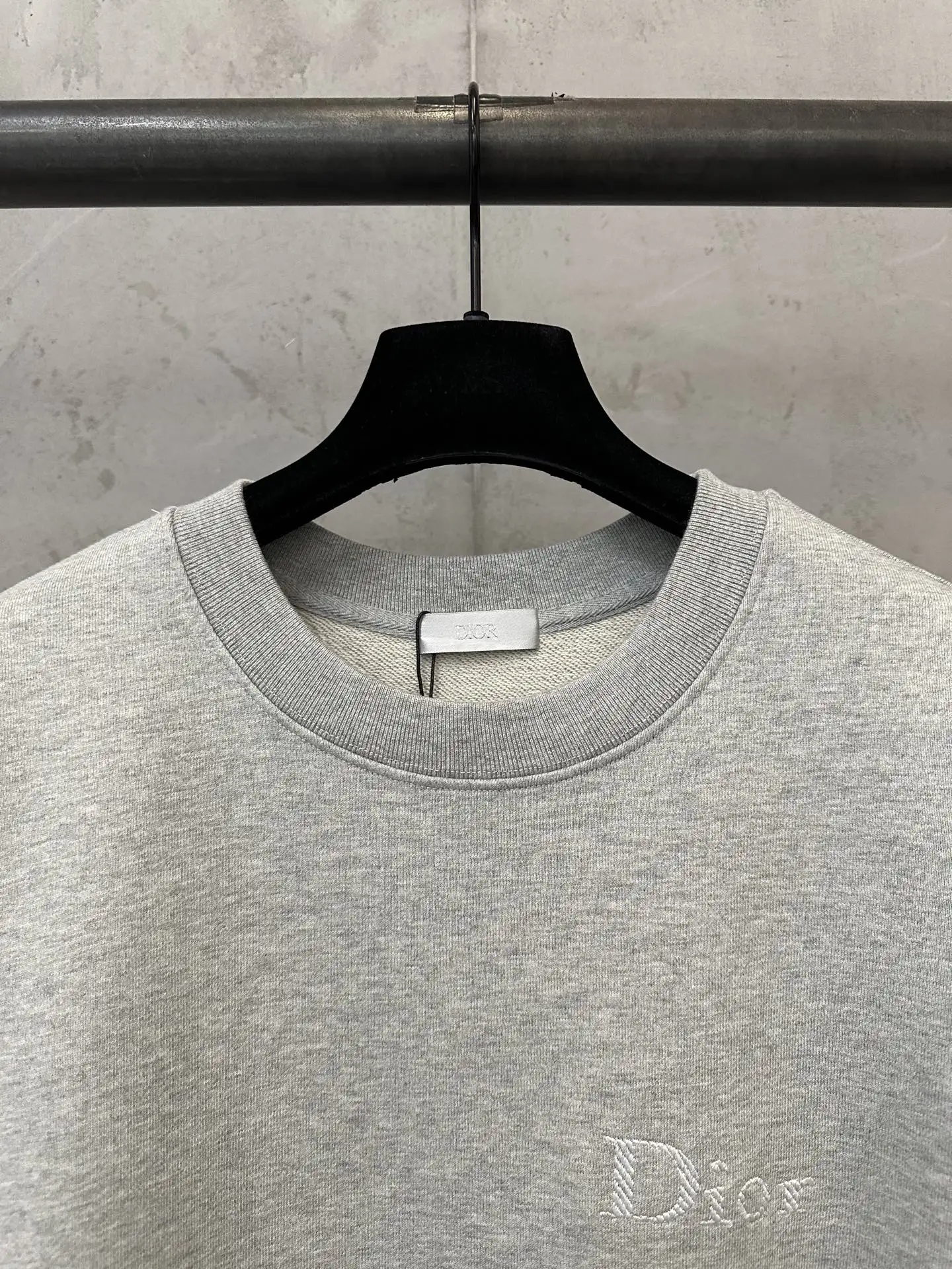 Logo Embroidery Heavyweight Cotton Sweatshirt D25020131 — view 5