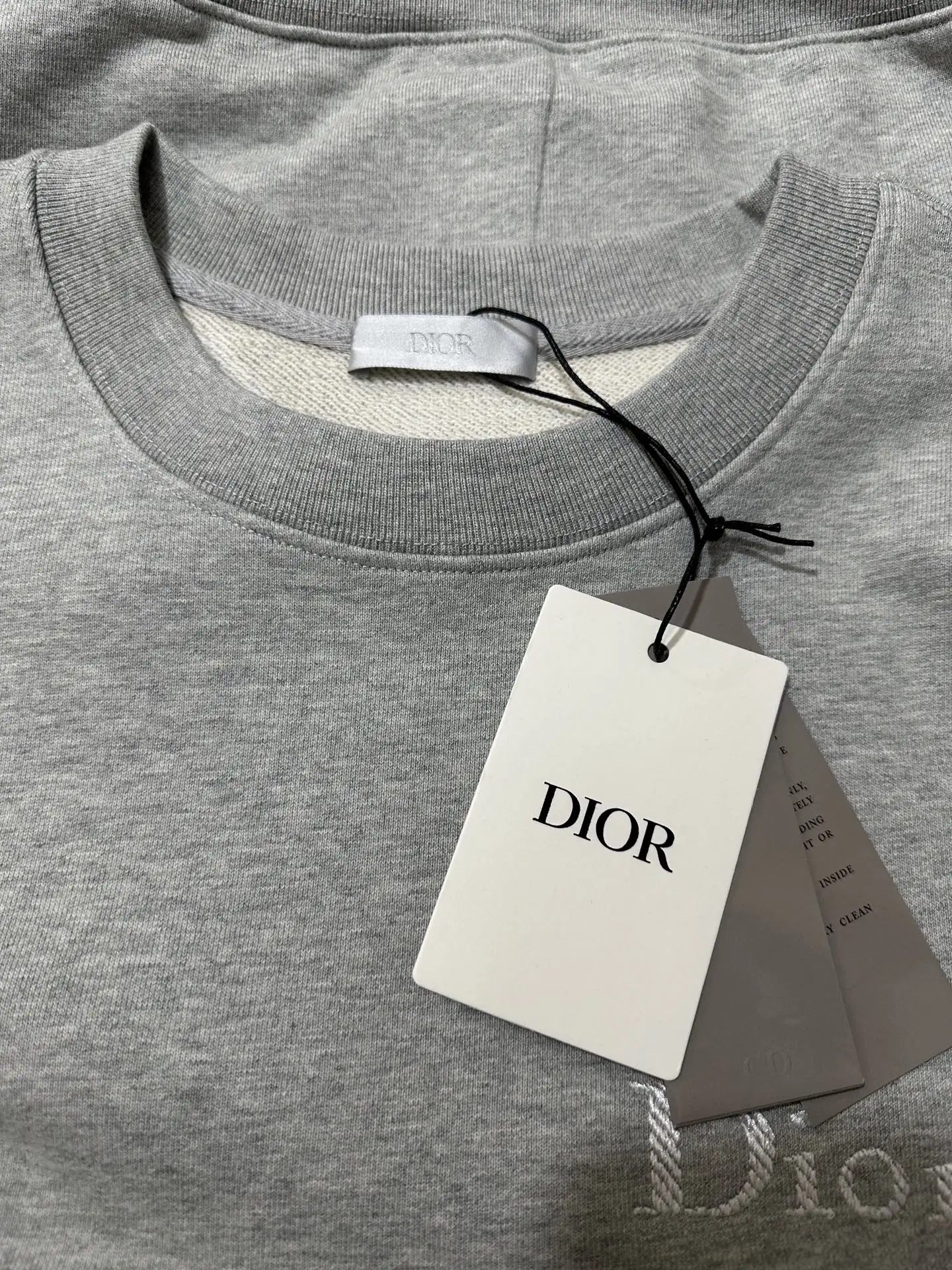 Logo Embroidery Heavyweight Cotton Sweatshirt D25020131 — view 6