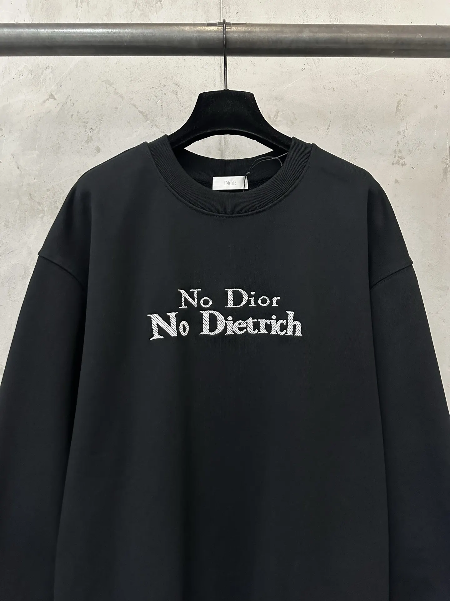 Embroidered Cotton-Jersey Sweatshirt D26024392 — view 3