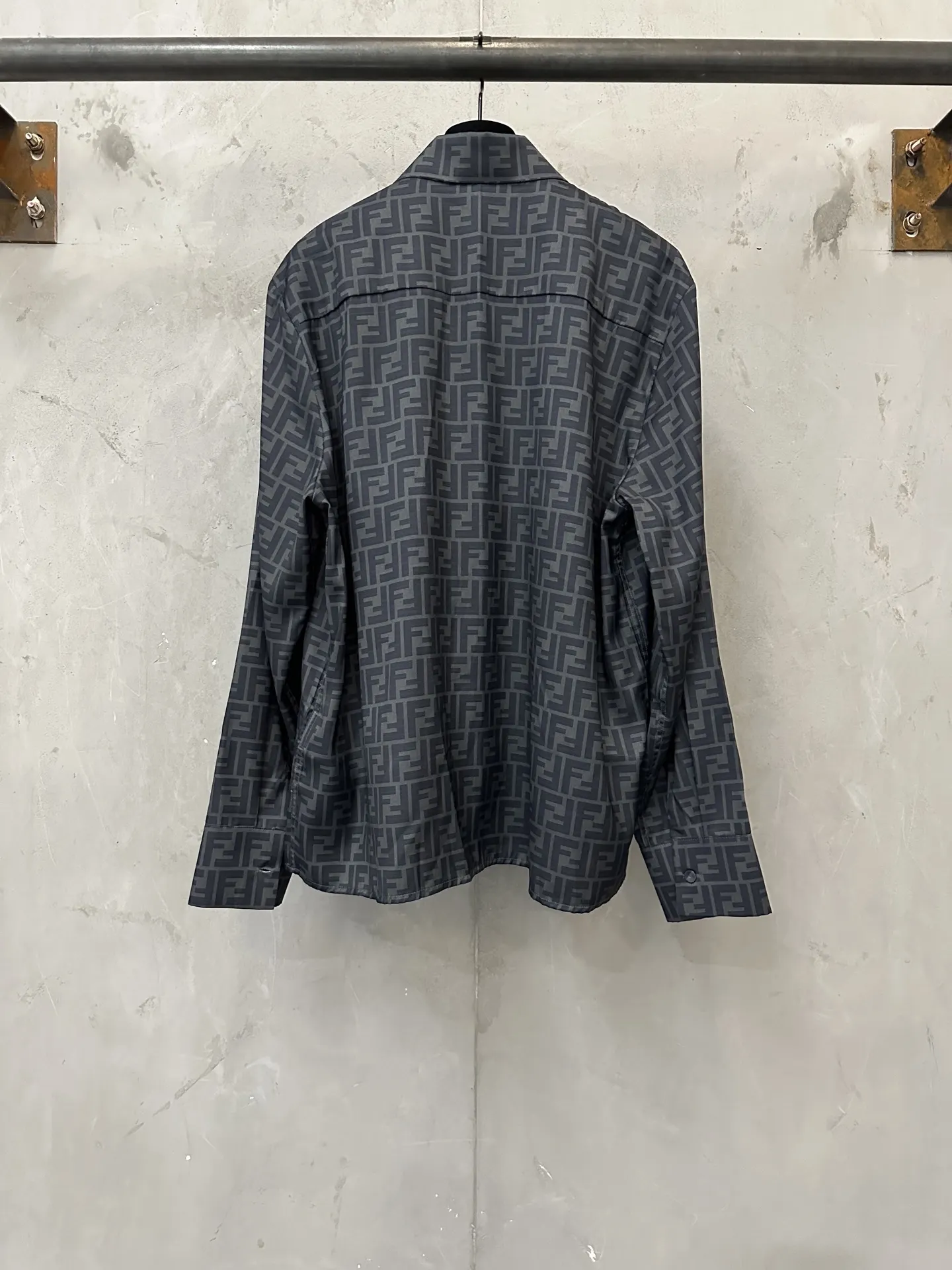 FF Monogram Silk-Blend Shirt D27021777 — view 2