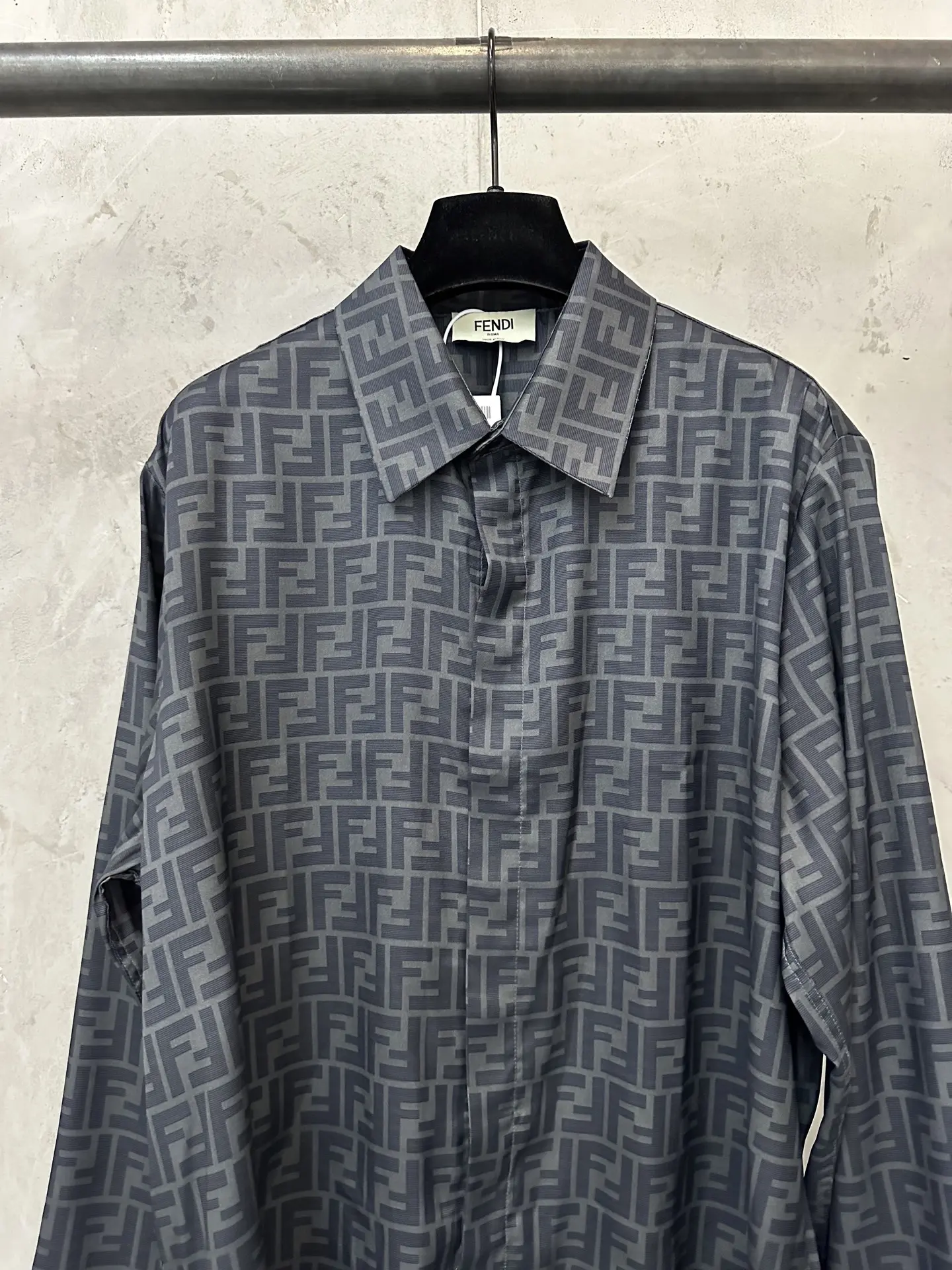 FF Monogram Silk-Blend Shirt D27021777 — view 3
