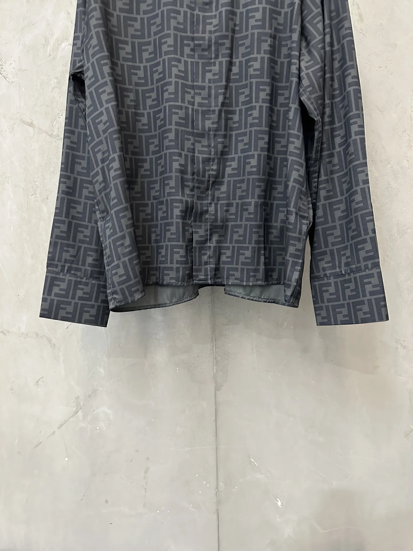 FF Monogram Silk-Blend Shirt D27021777 — view 4