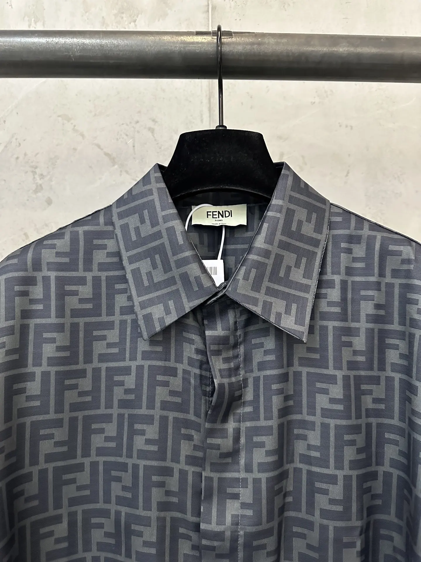 FF Monogram Silk-Blend Shirt D27021777 — view 5