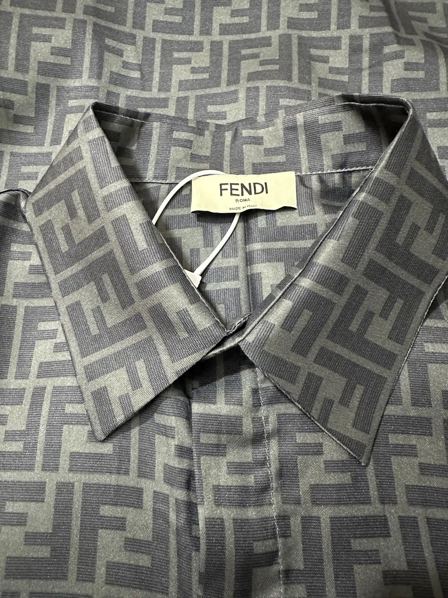 FF Monogram Silk-Blend Shirt D27021777 — view 6