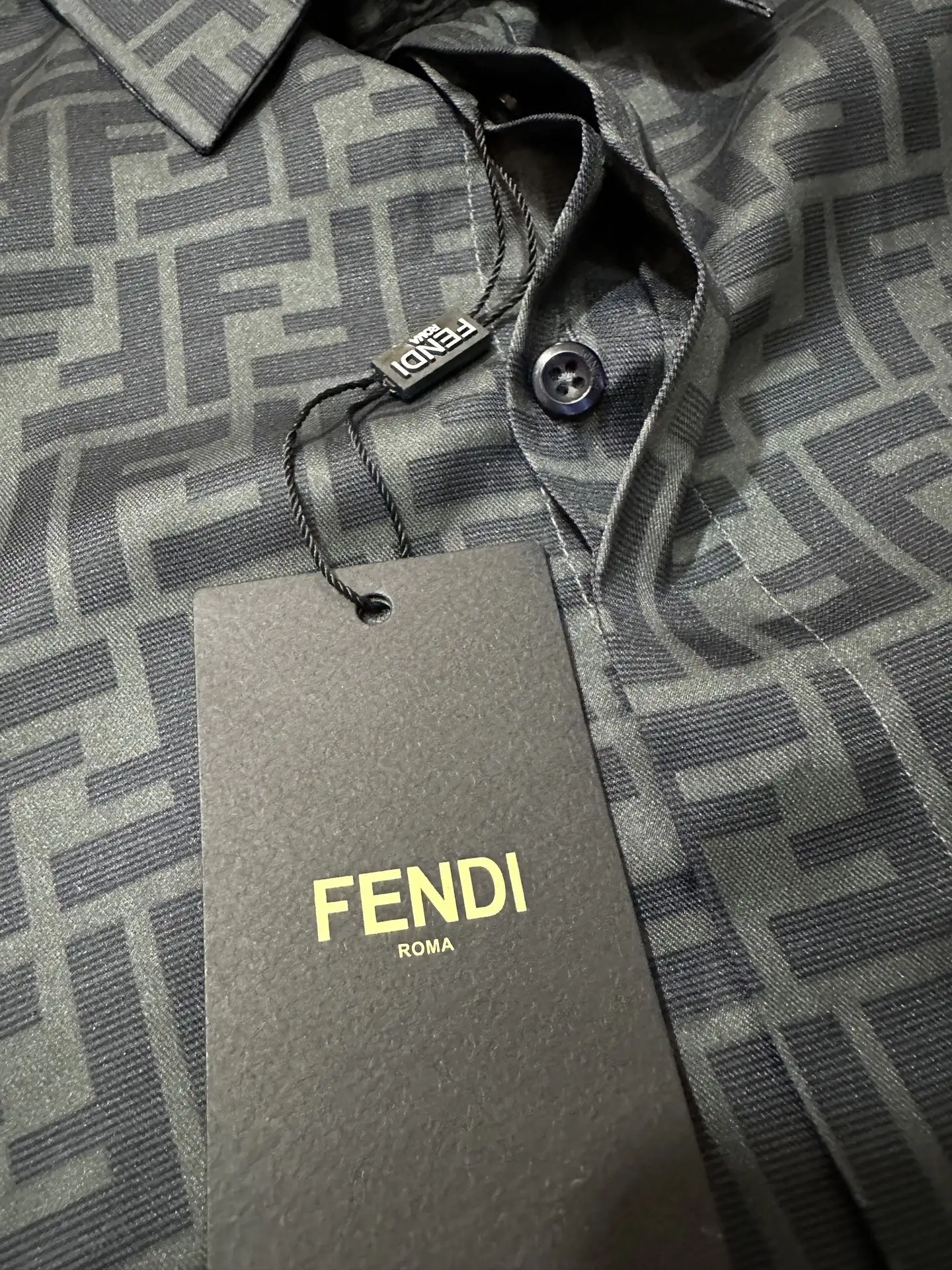 FF Monogram Silk-Blend Shirt D27021777 — view 8
