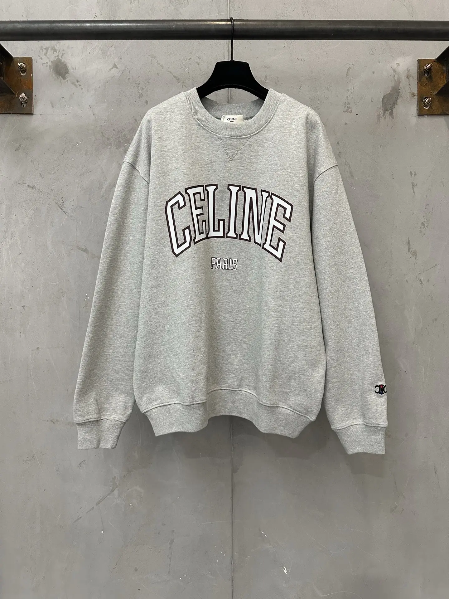 Paris Logo Cotton-Jersey Sweatshirt D27023570