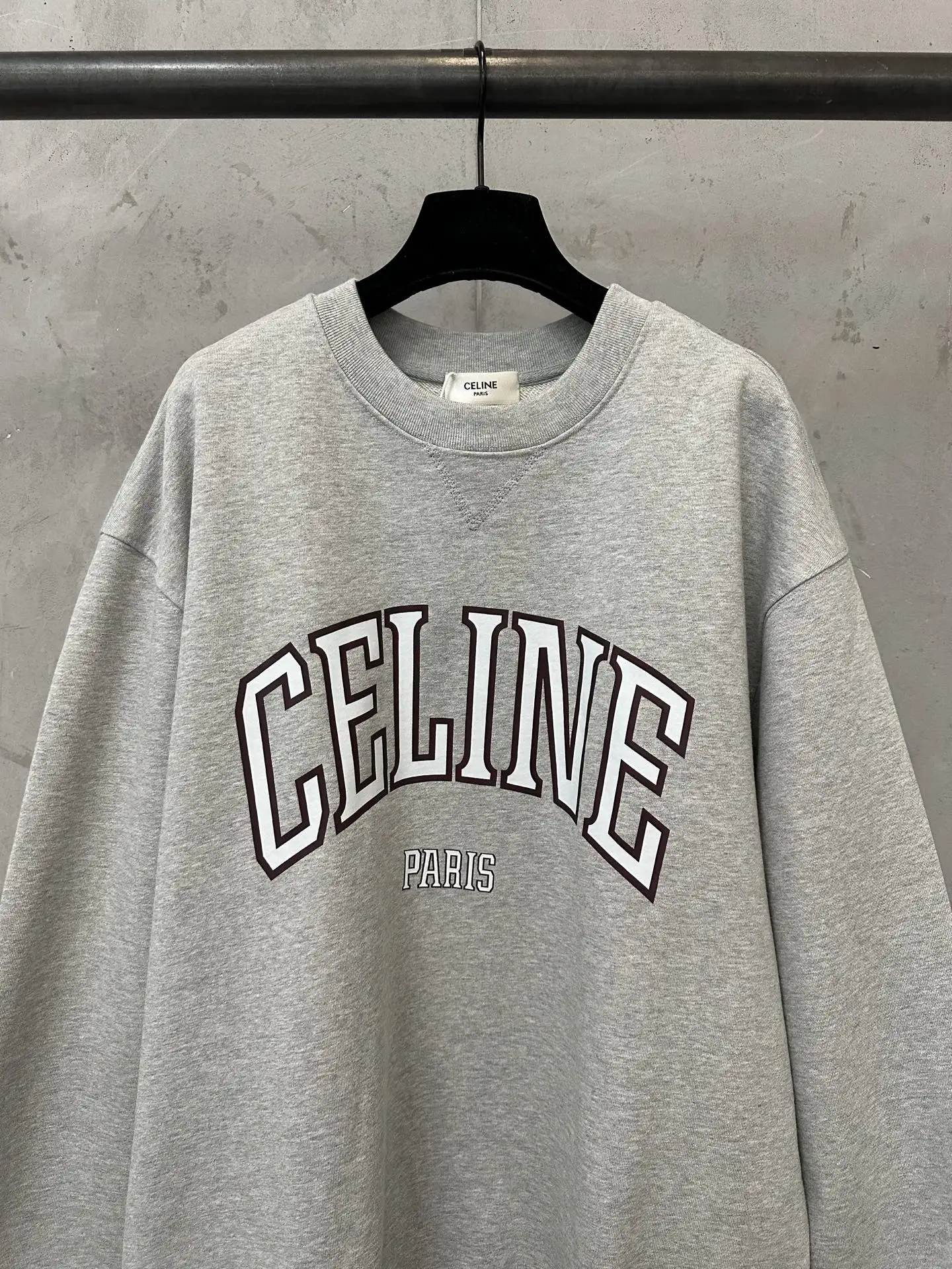 Paris Logo Cotton-Jersey Sweatshirt D27023570 — view 3