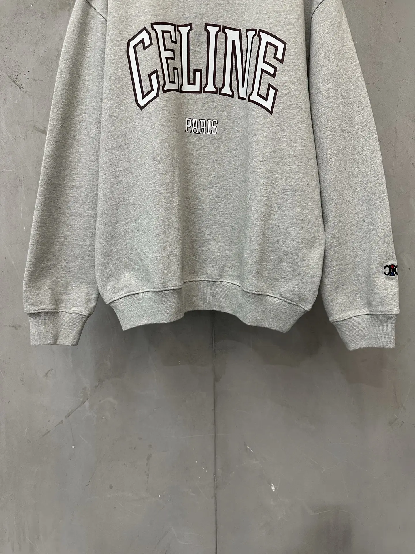Paris Logo Cotton-Jersey Sweatshirt D27023570 — view 4