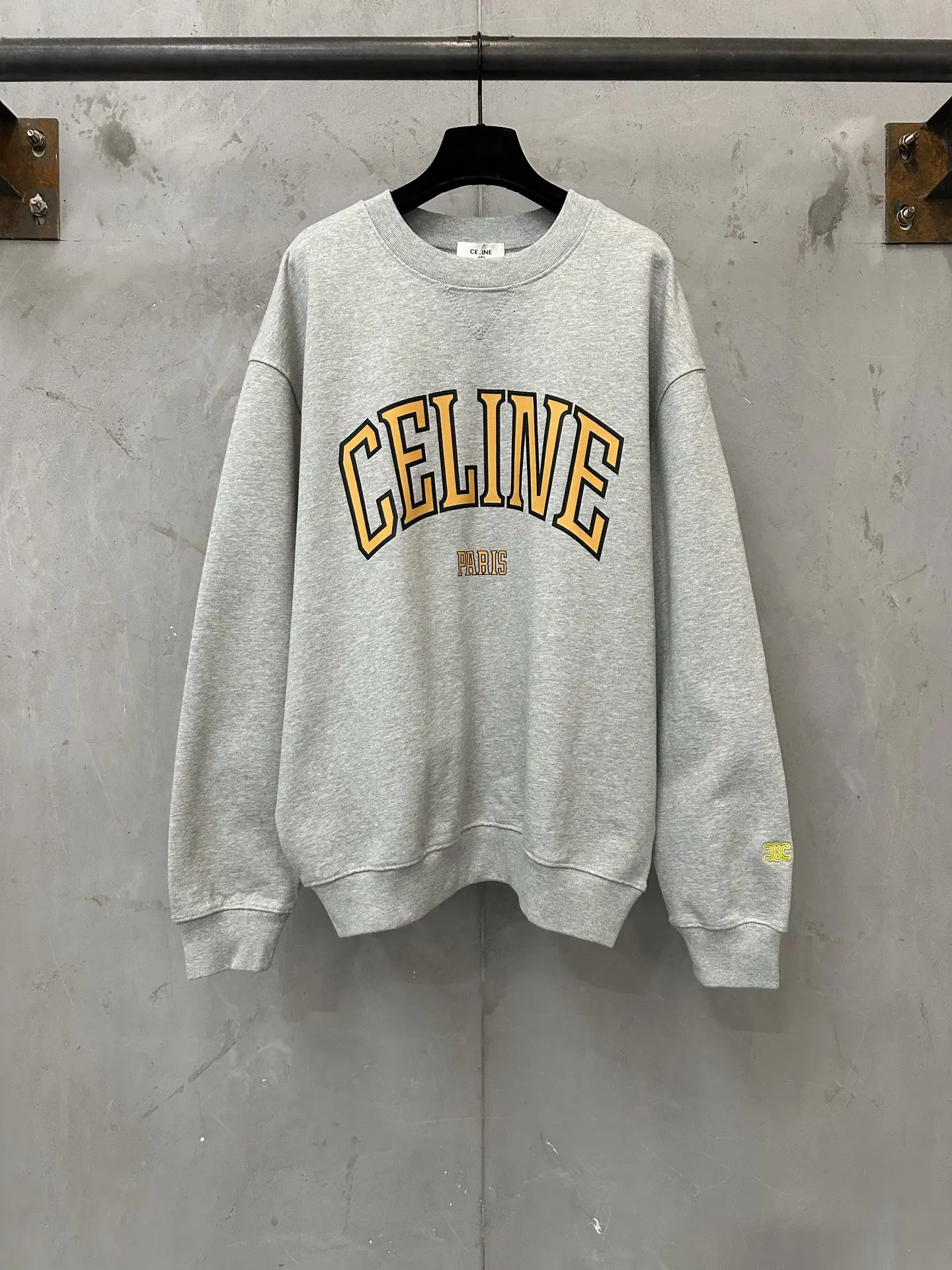 Paris Logo Print Cotton-Jersey Sweatshirt D27023571