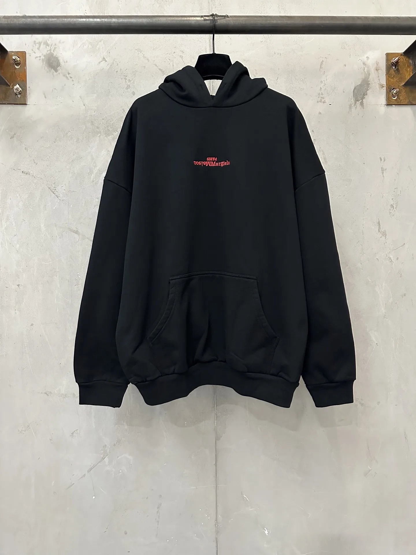 Logo Embroidery Oversized Cotton Hoodie D28021953