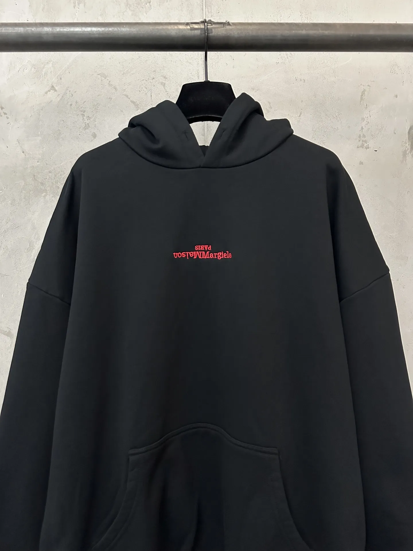 Logo Embroidery Oversized Cotton Hoodie D28021953 — view 3