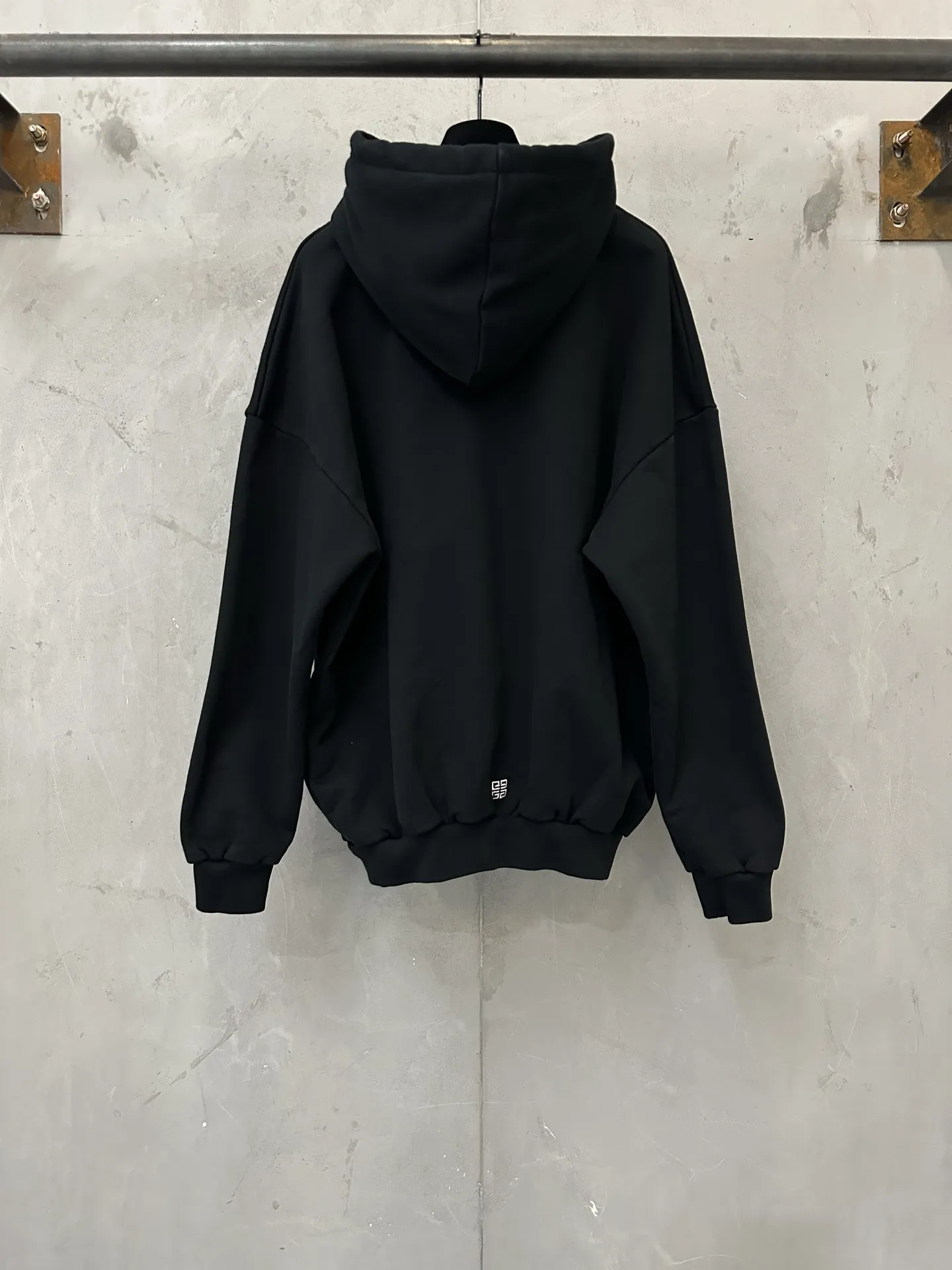 Logo Embroidered Cotton-Jersey Hoodie D29021769 — view 2