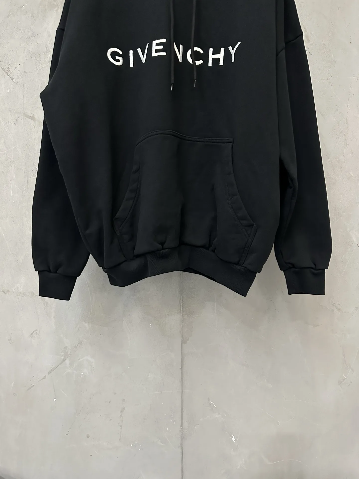 Logo Embroidered Cotton-Jersey Hoodie D29021769 — view 4