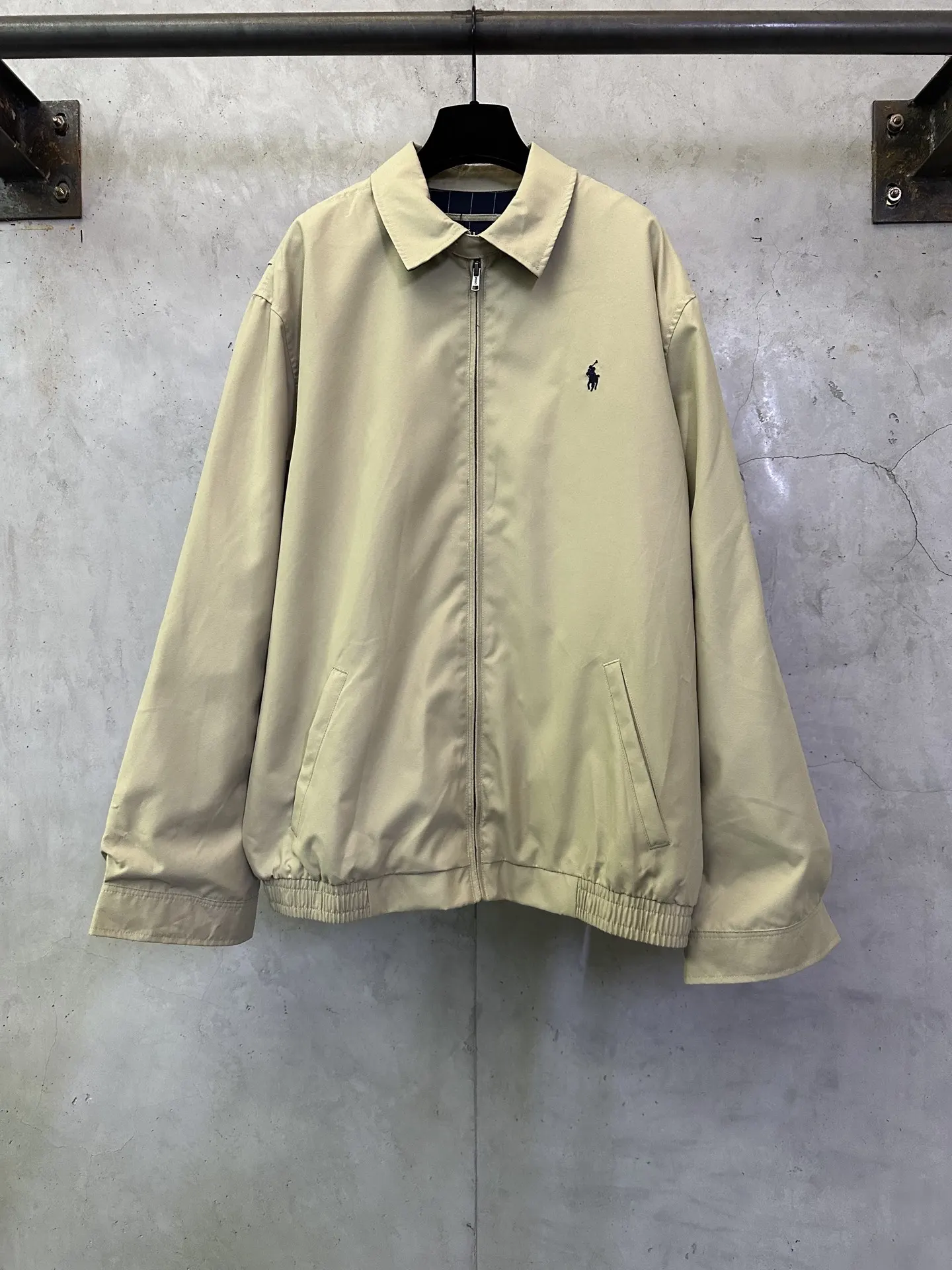 Embroidered Cotton Harrington Jacket D33015701